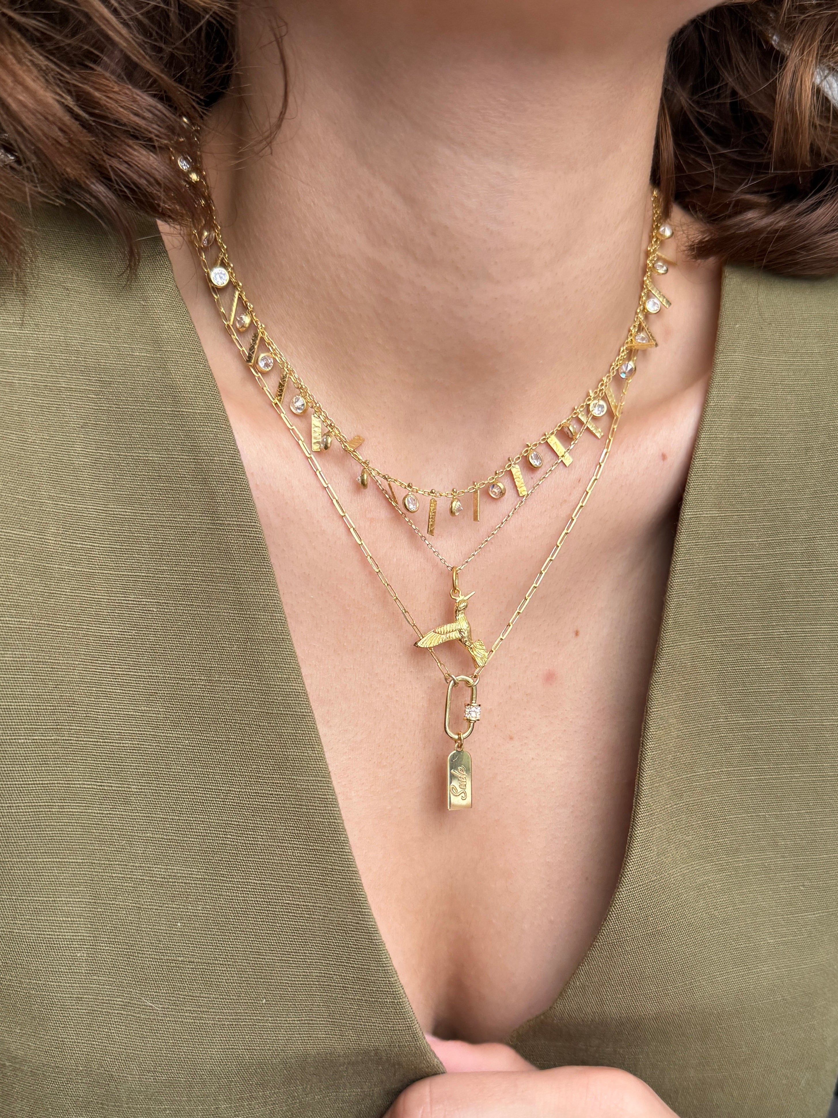 925 Gümüş Birdie / Kuş Kolye