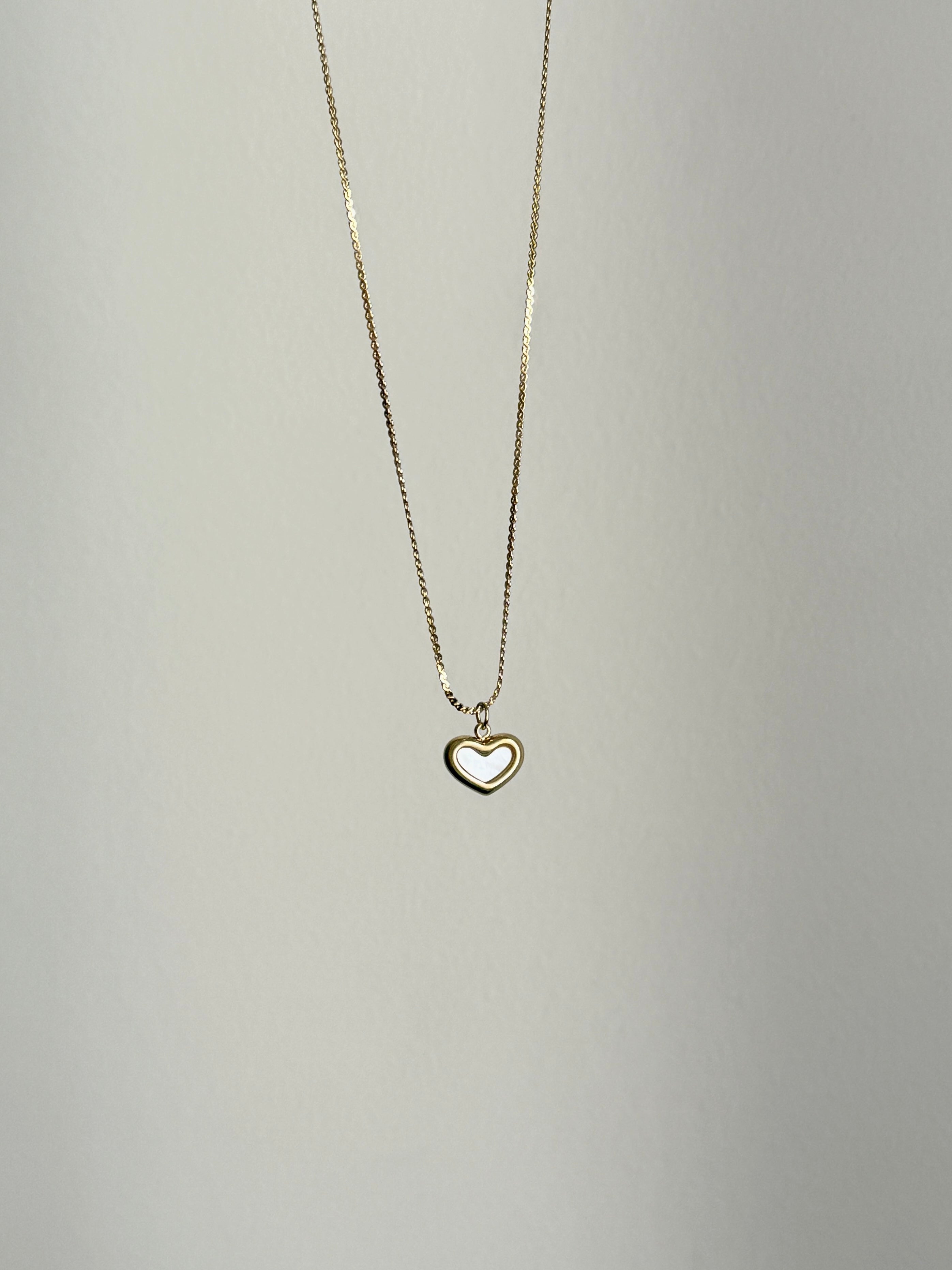 Çelik Mini Kalp Kolye