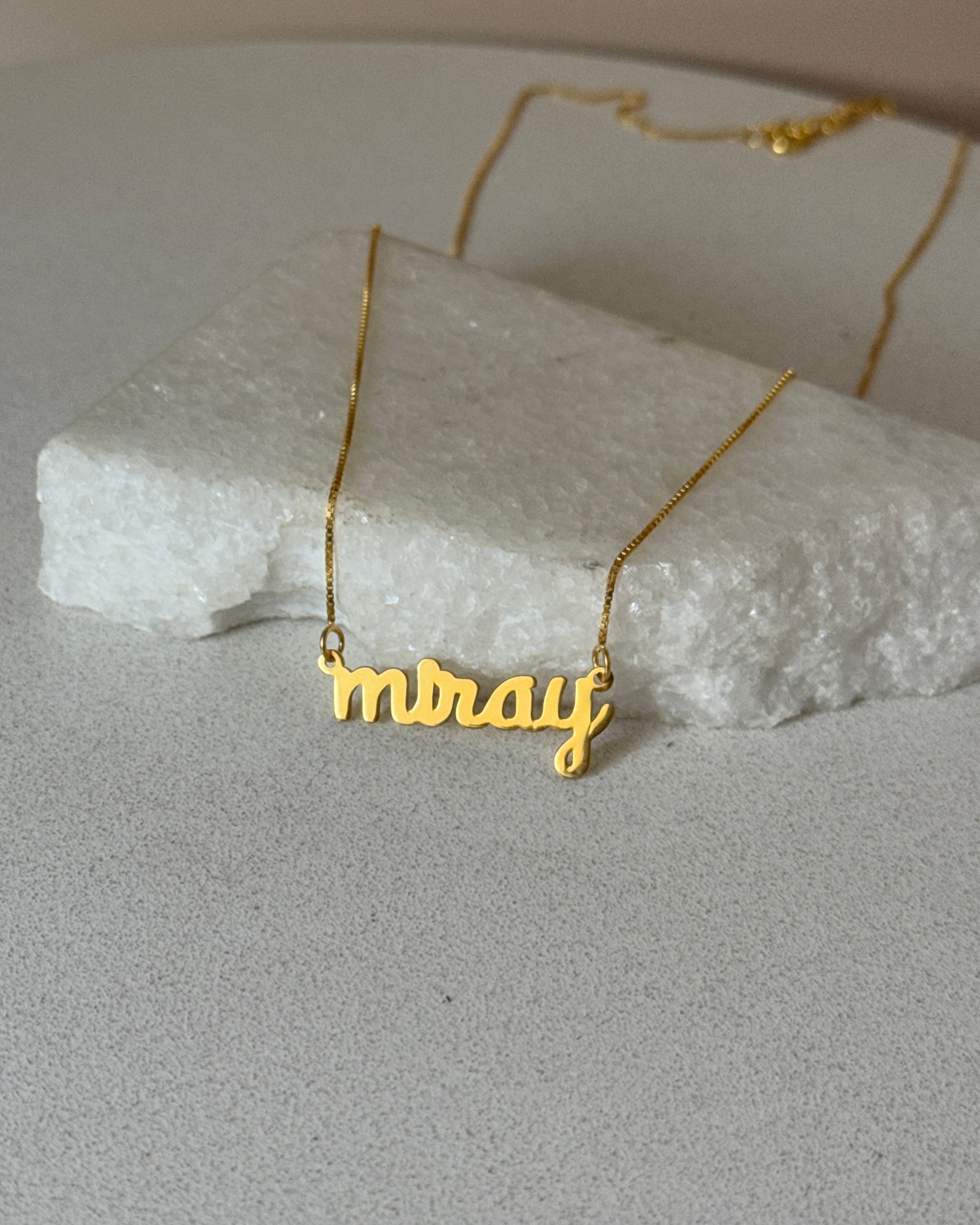 925 | Minimal İsim Kolye