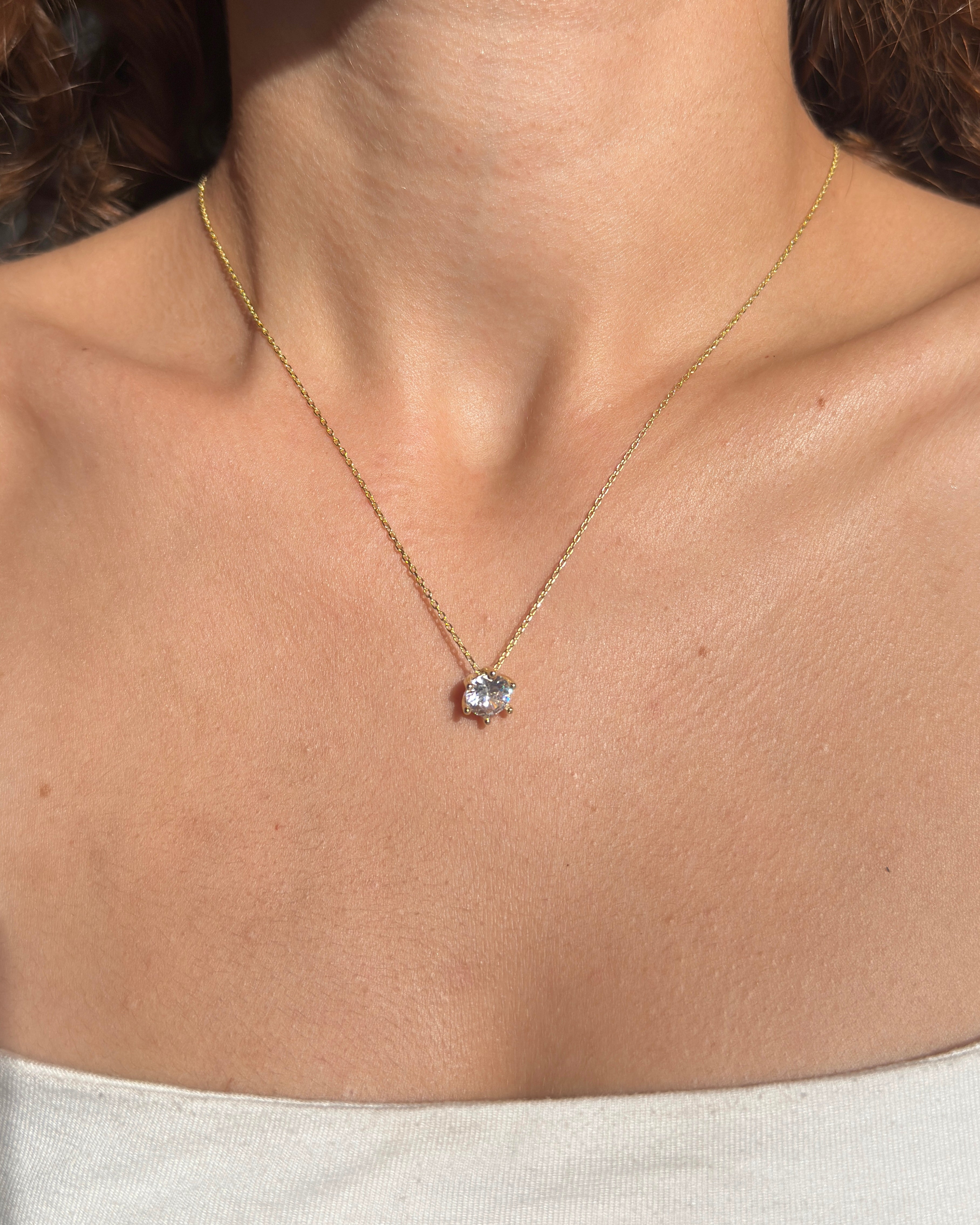 925 | Klasik Tektaş Kolye