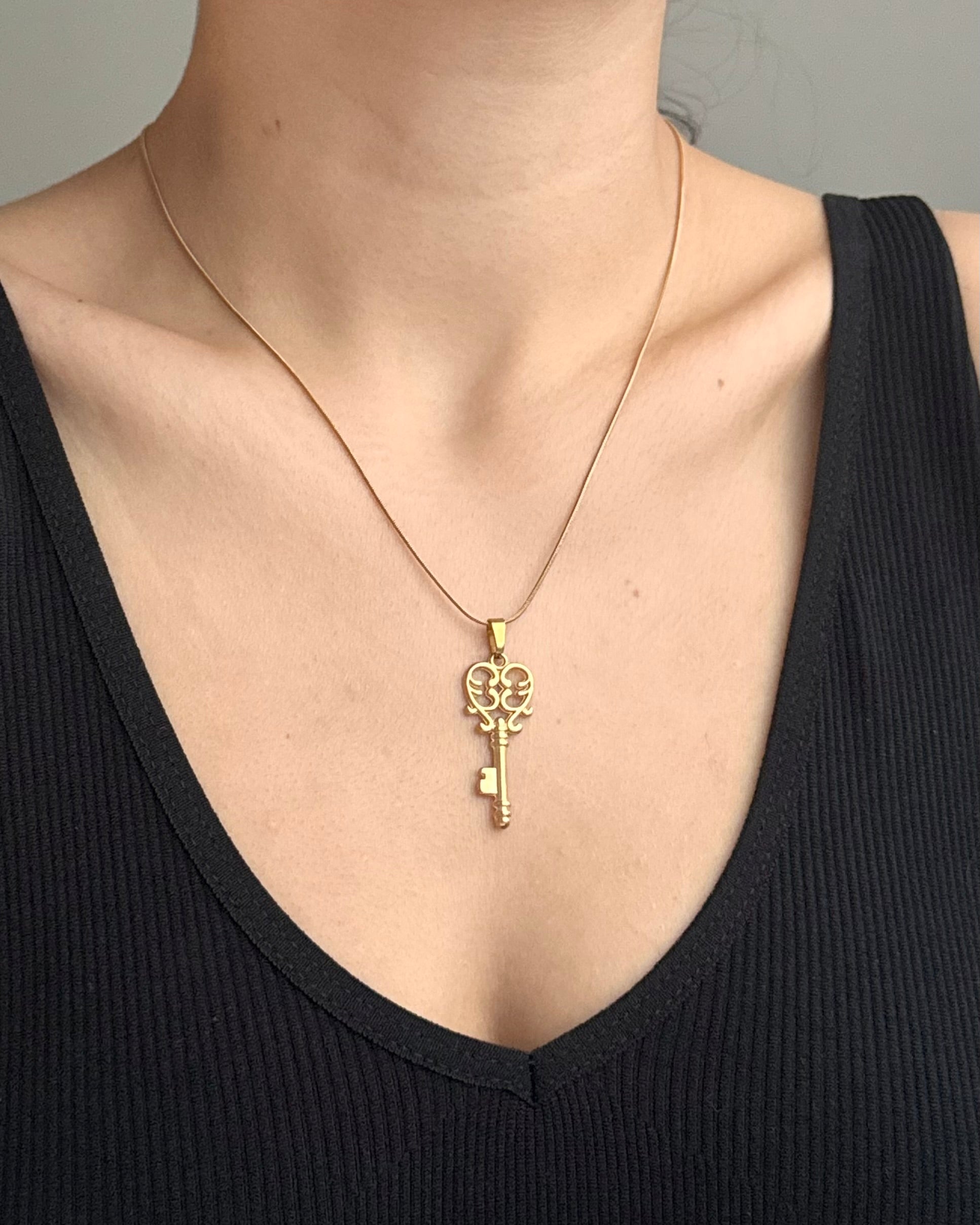 Çelik | Aşk Anahtarı Kolye