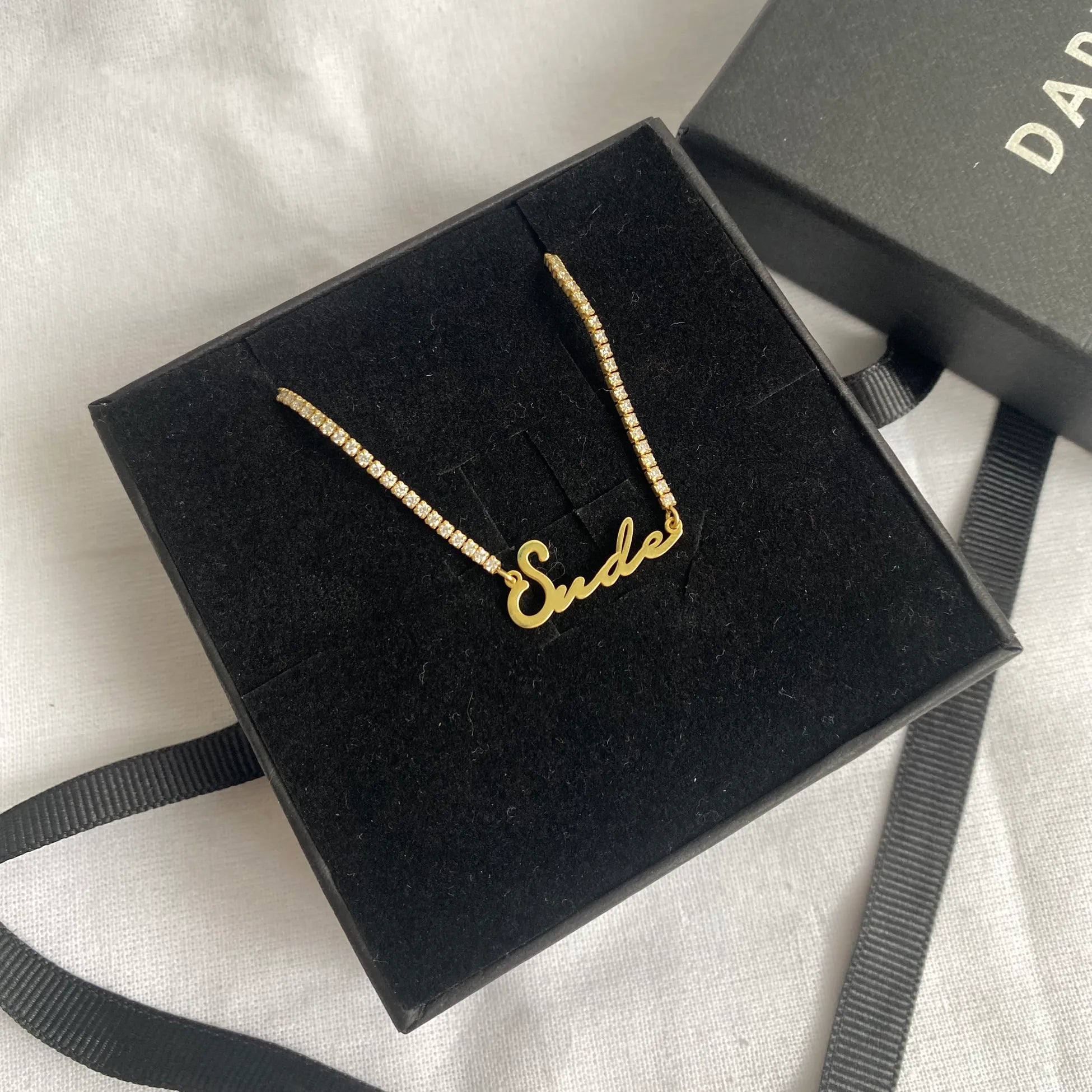 925 Ayar Gümüş | Su Yolu İsim Kolye