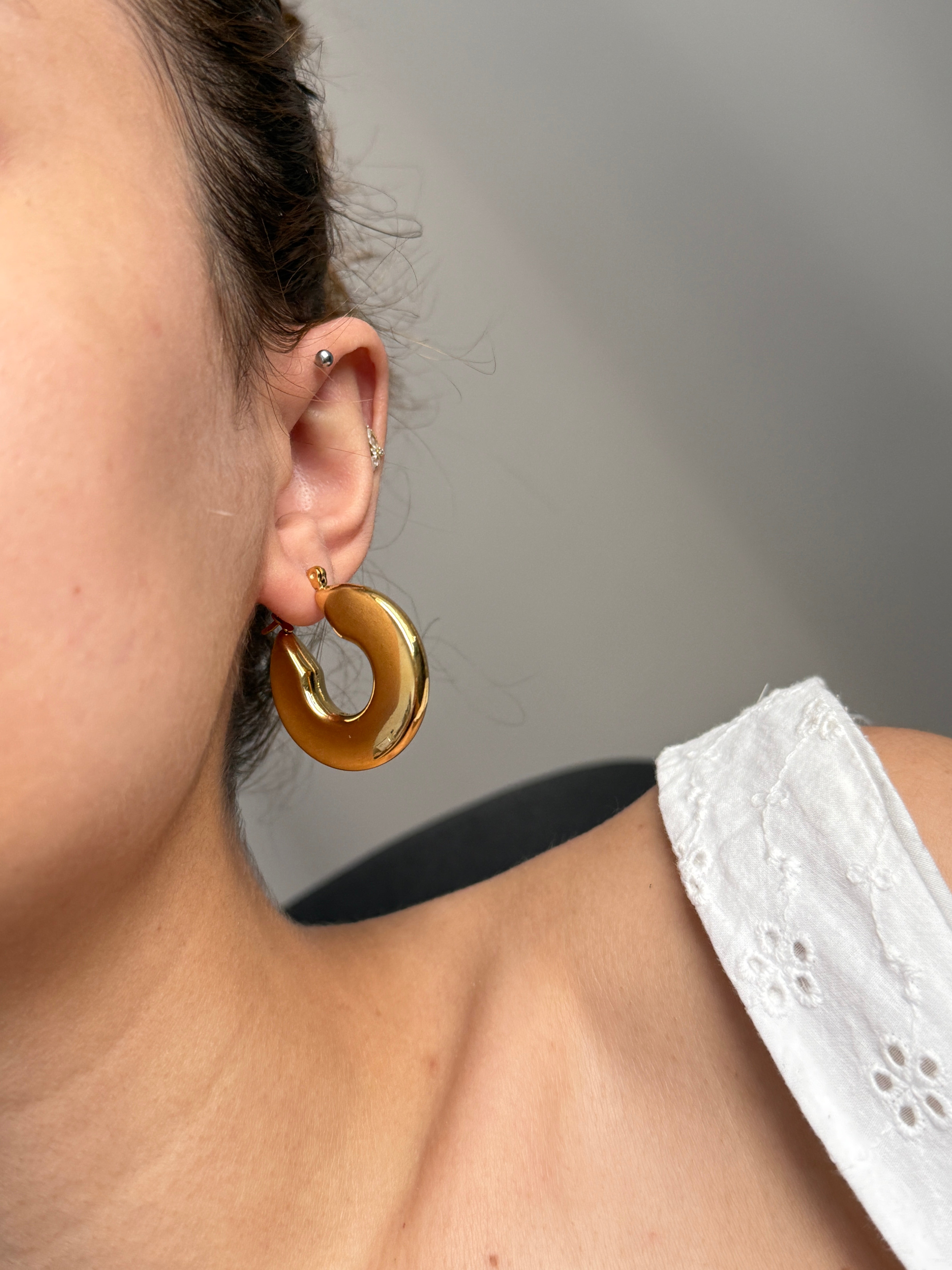 Çelik Maxi Bombe Küpe