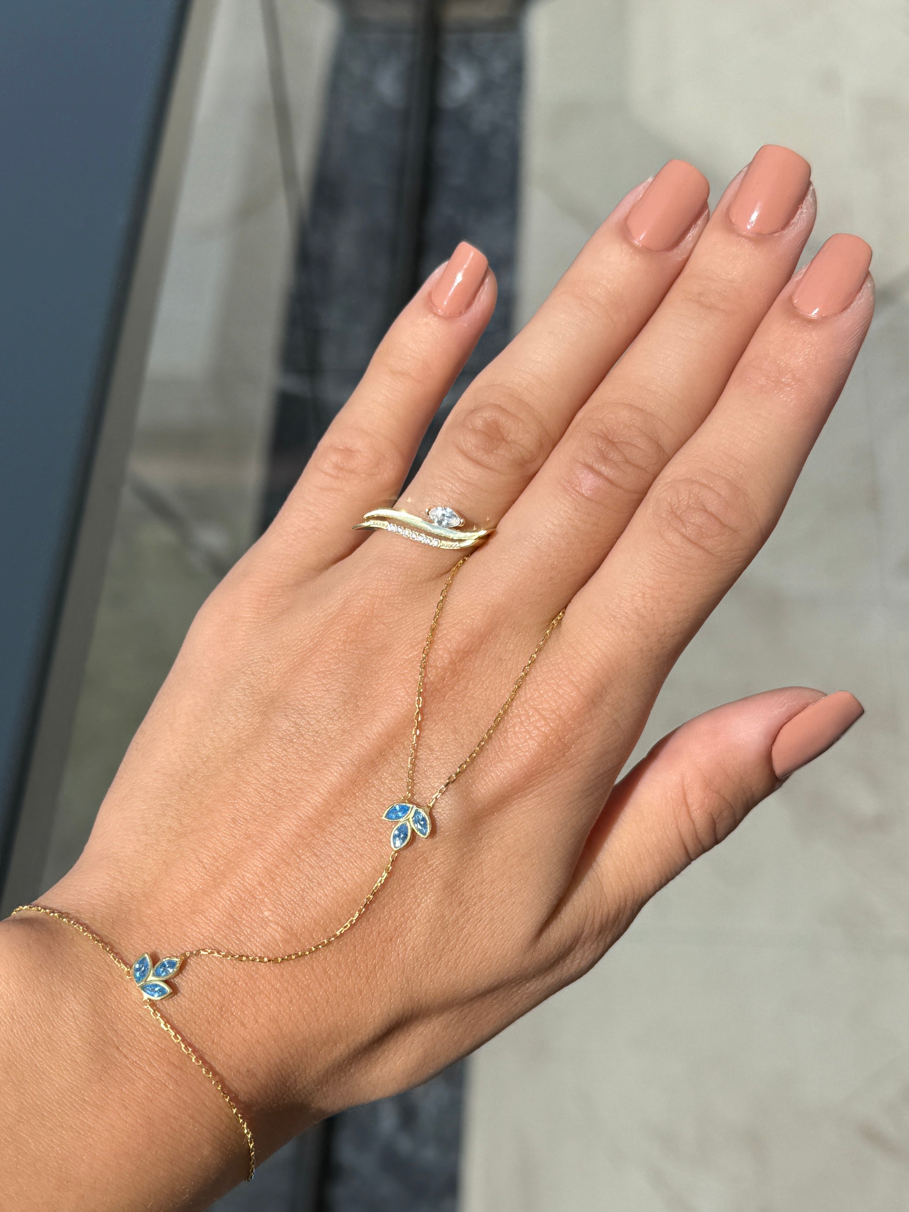 925 | İnce Kavis Taş Yüzük