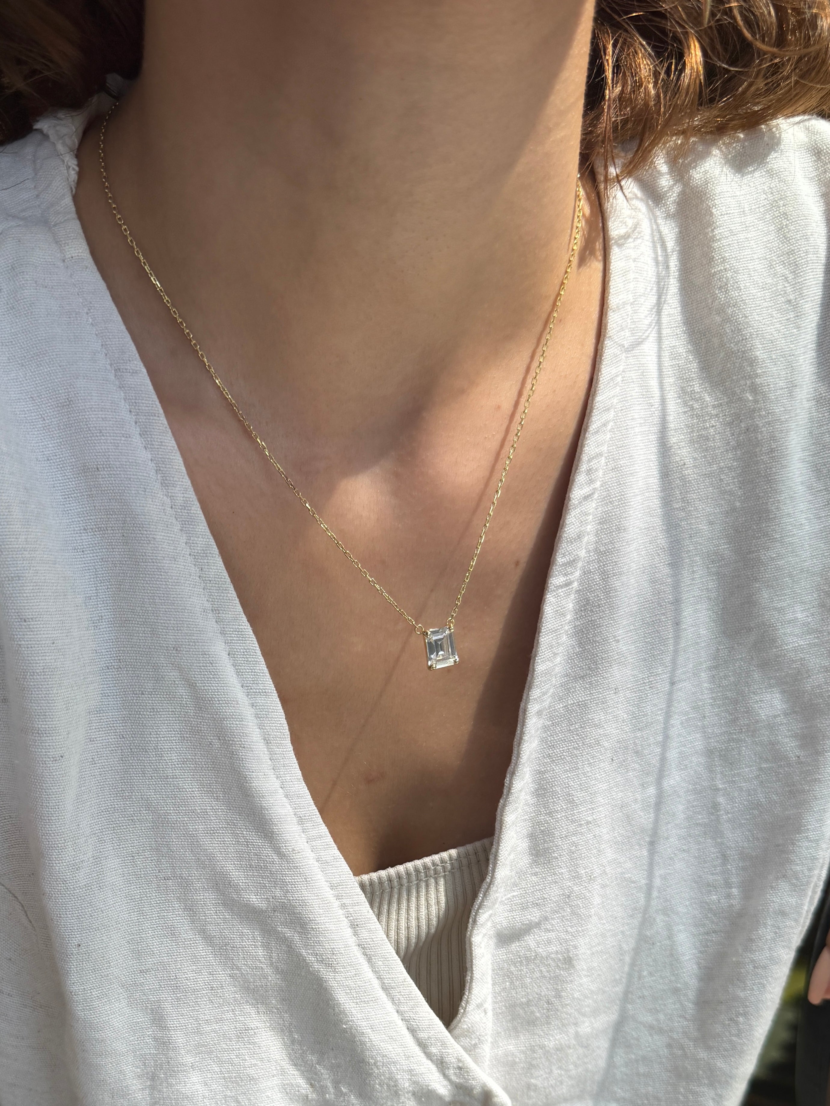 925 | Baget Taş Kolye