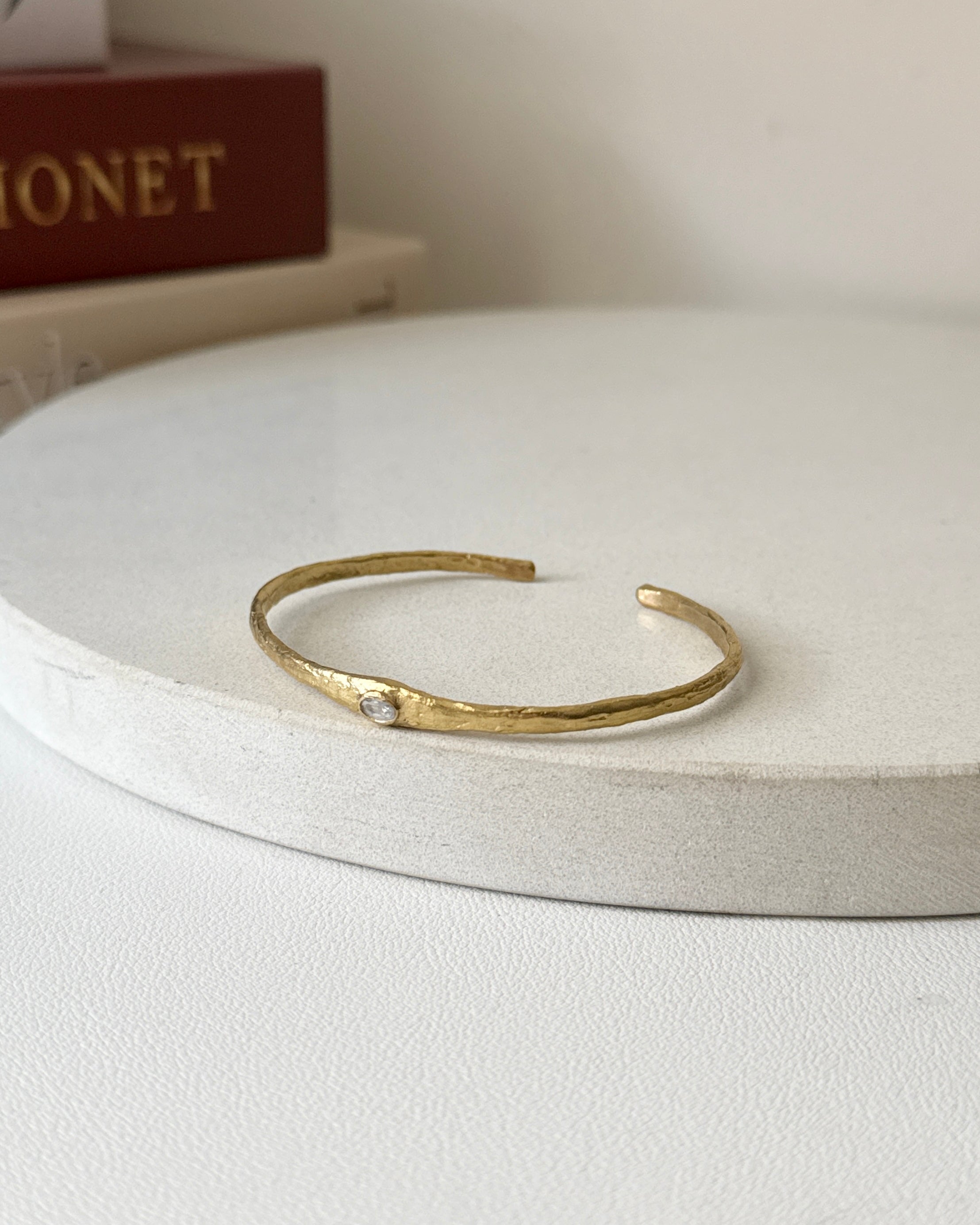 Pirinç | El Yapımı Oval Bilezik