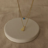 925 | İkili Zincirli Kalp Kolye