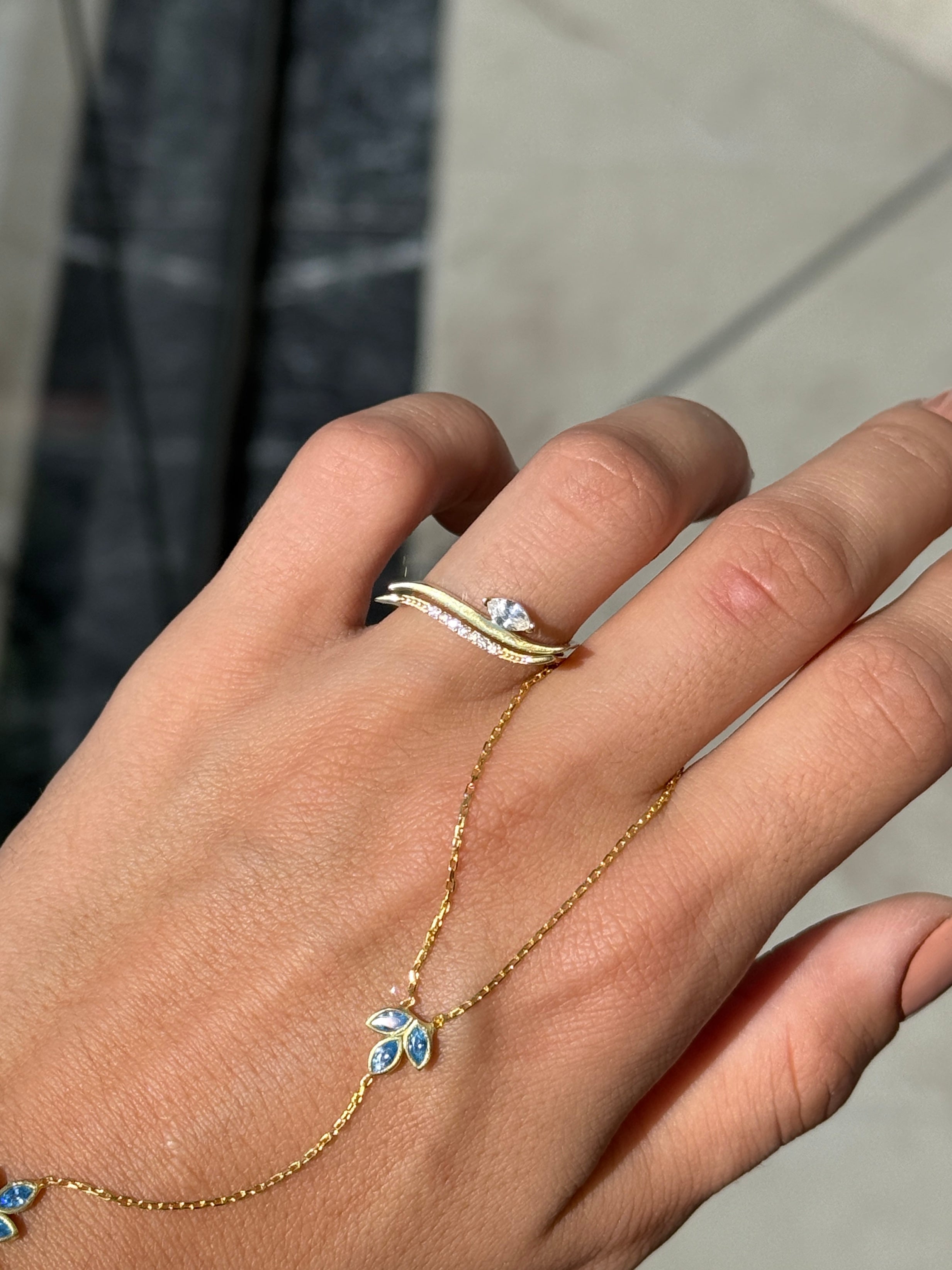 925 | İnce Kavis Taş Yüzük