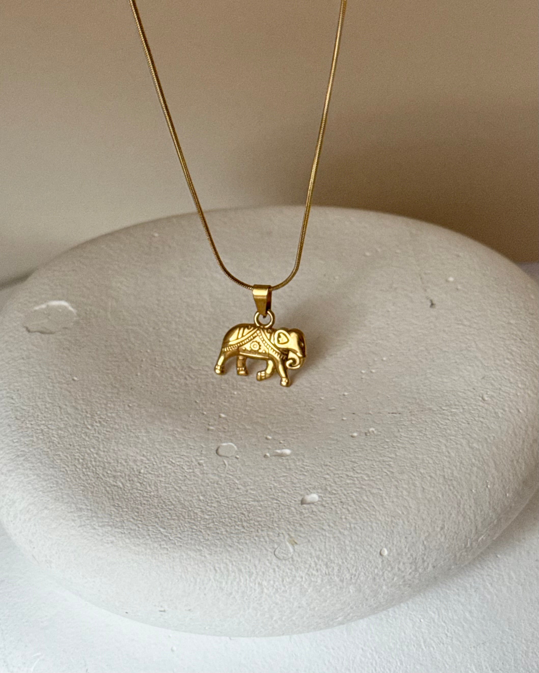 Çelik | Boho Fil Kolye