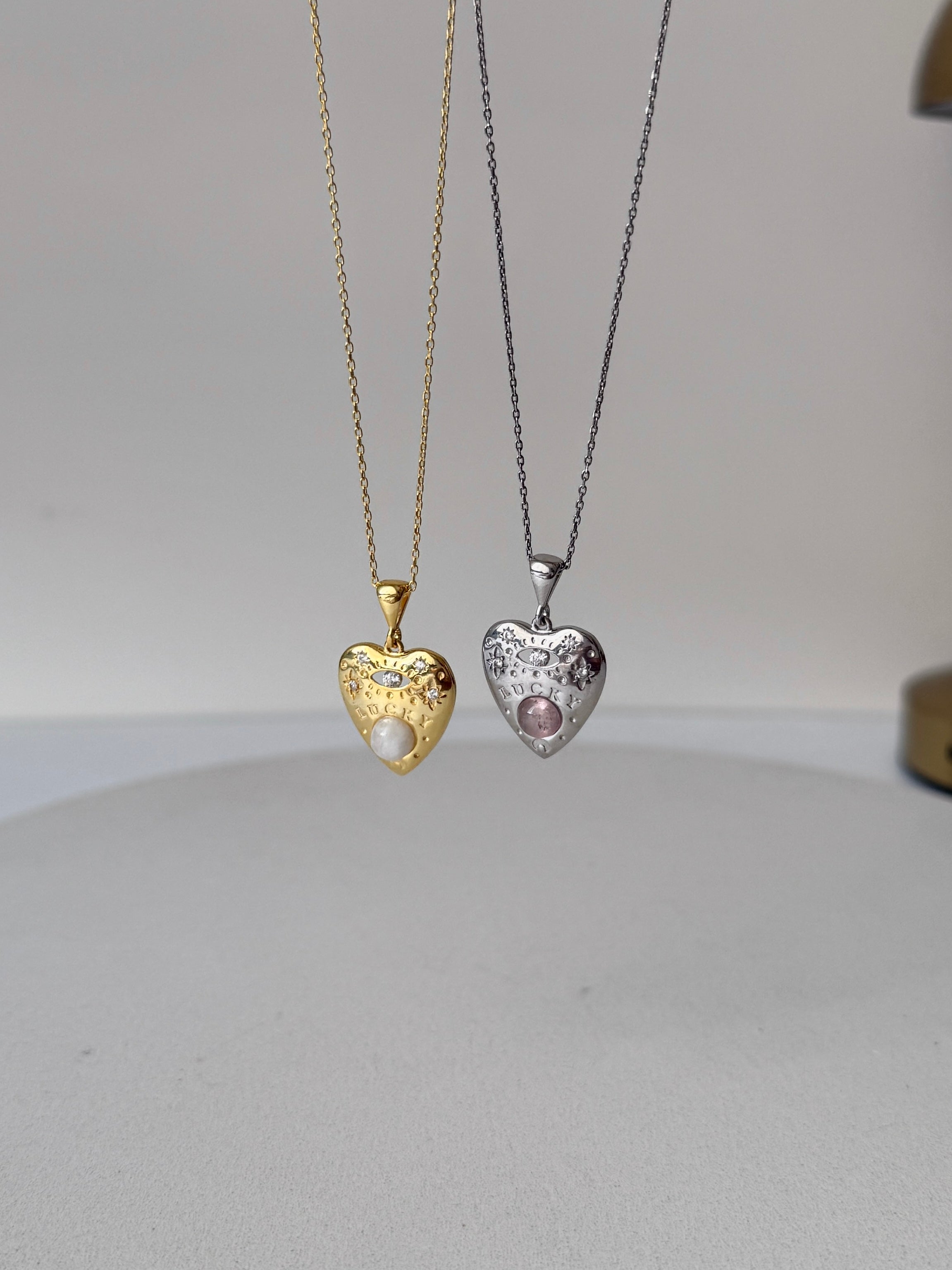 925 | Doğal Taş Şans Kolyesi