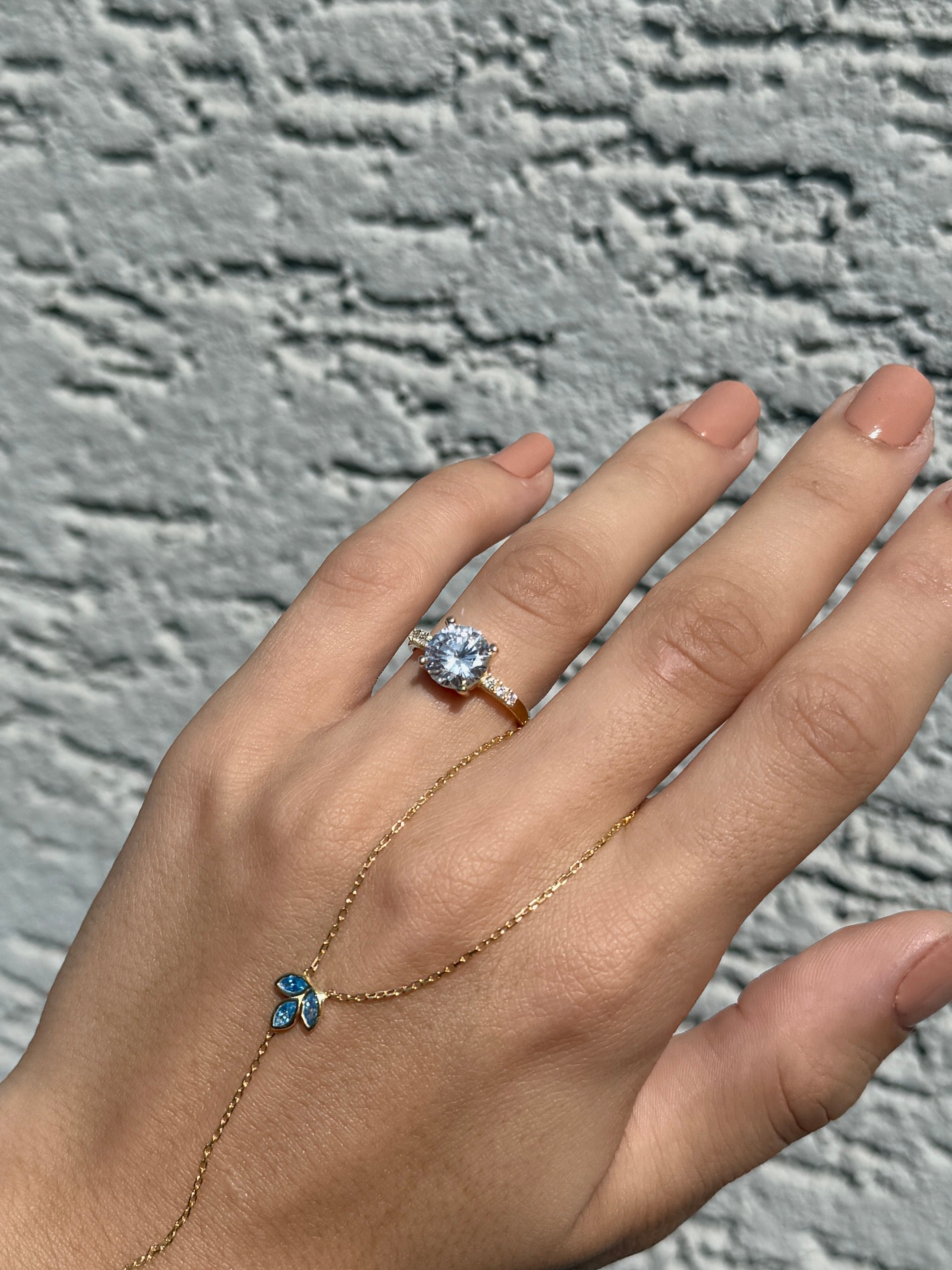 925 | Yarım Tur Tektaş Yüzük