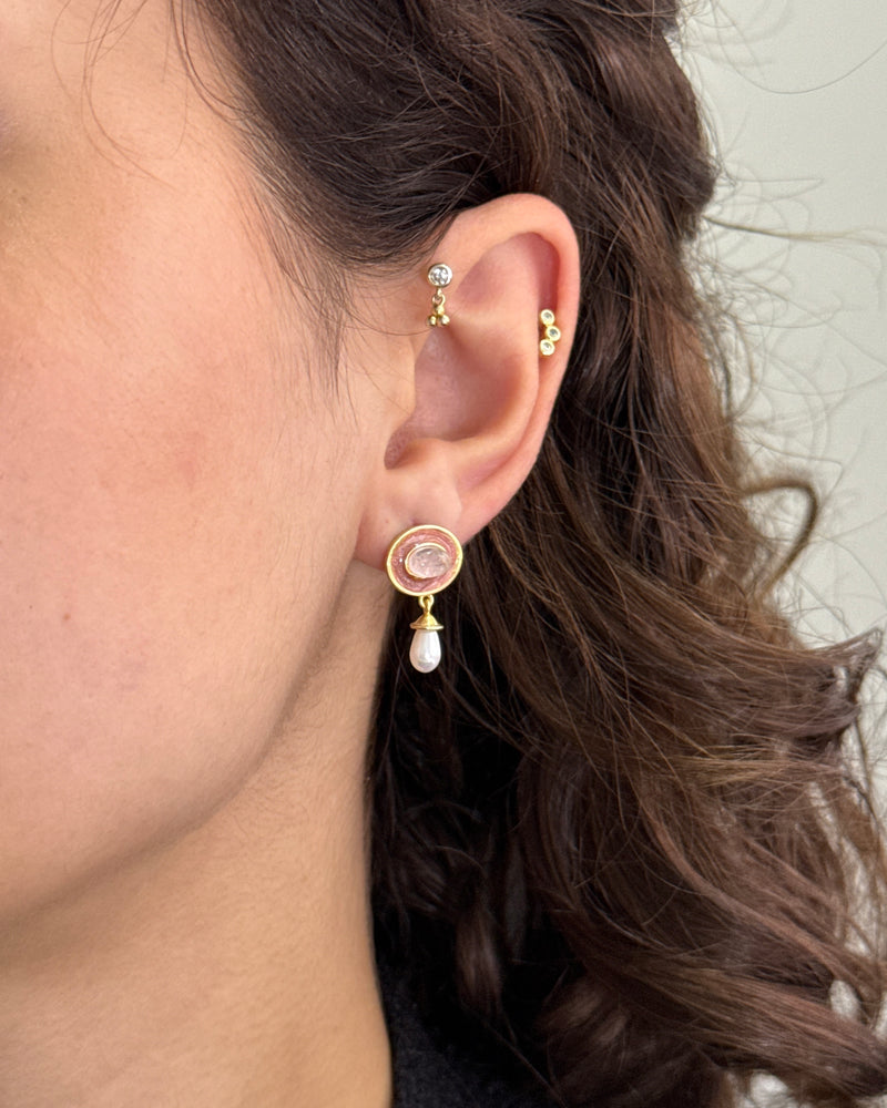 925 | Pastel Inci Elegant Küpe