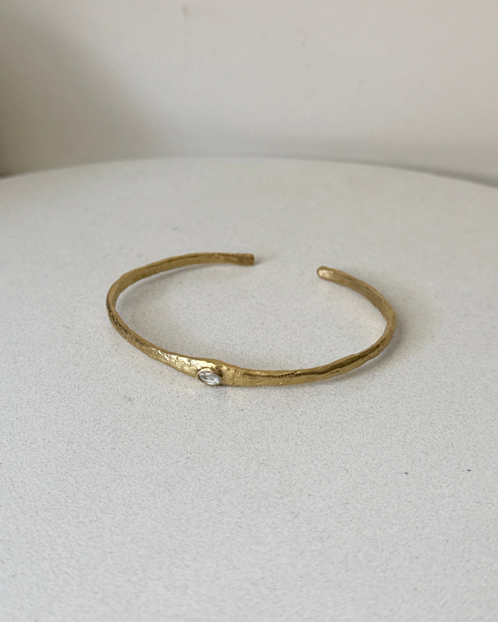 Pirinç | El Yapımı Oval Bilezik