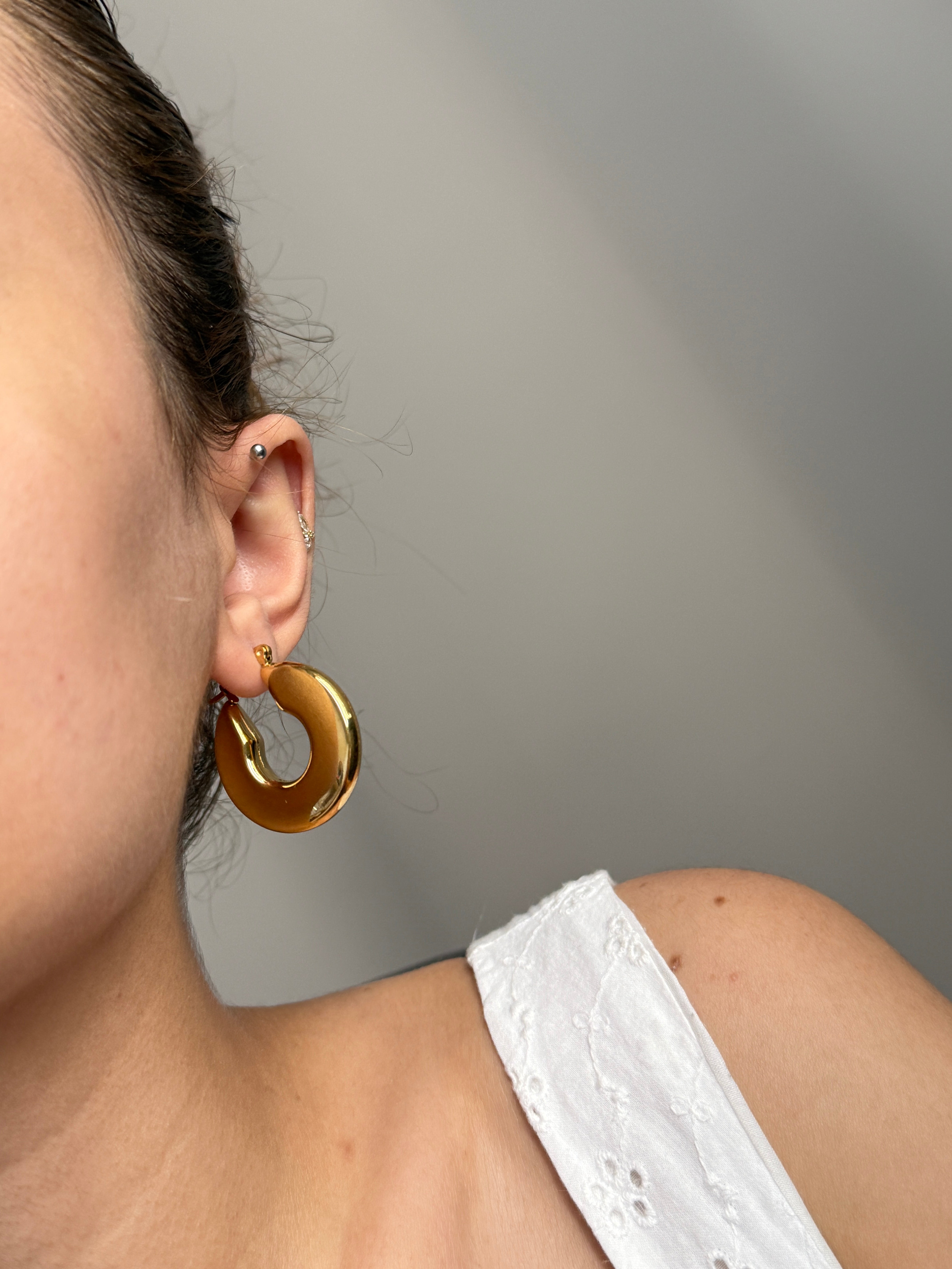 Çelik Maxi Bombe Küpe