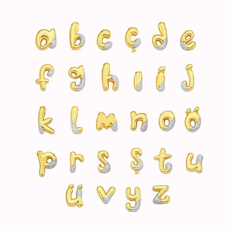 925 Ayar Gümüş Taşlı Mix Harf Kolye