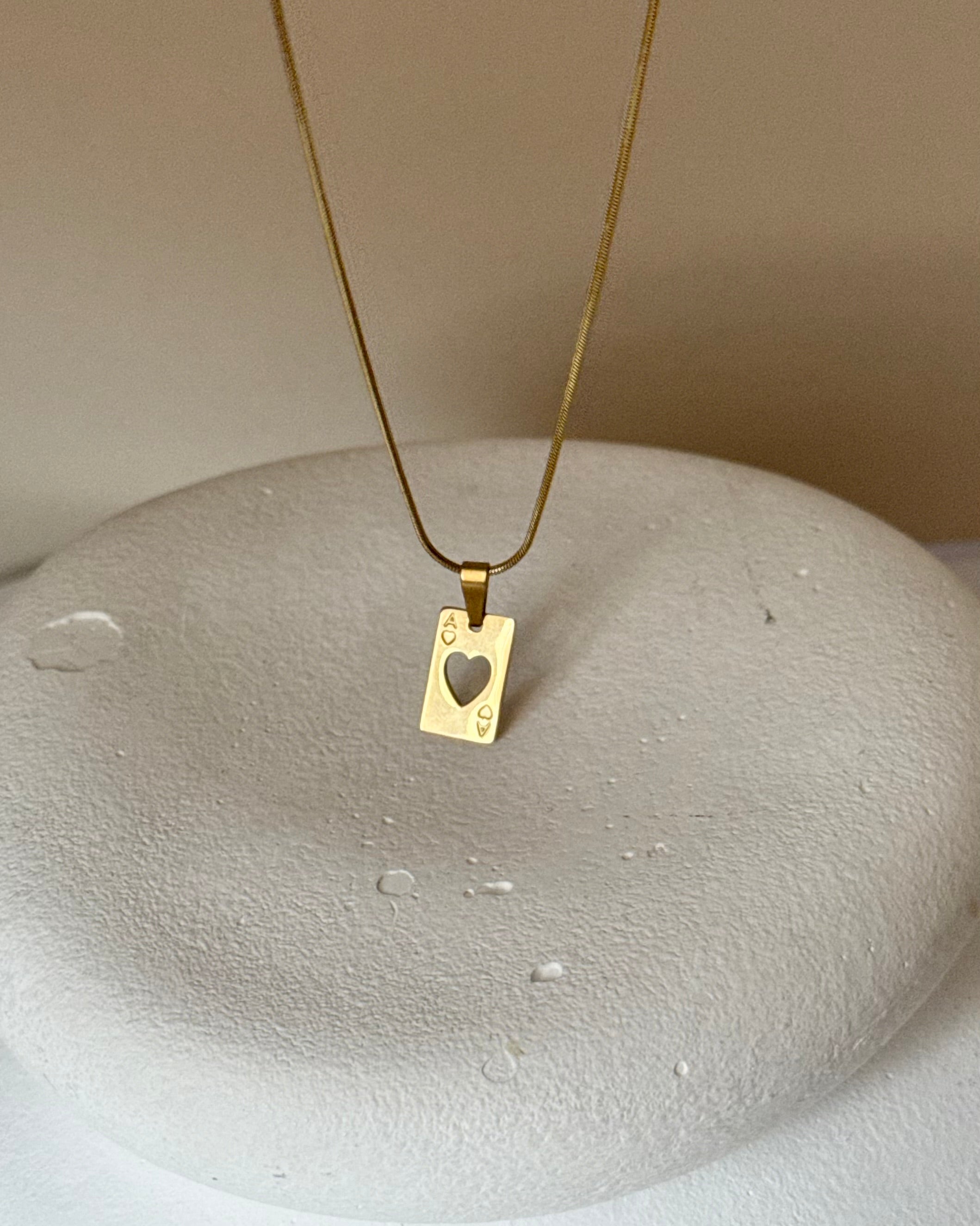 Çelik | As Kart Kolye