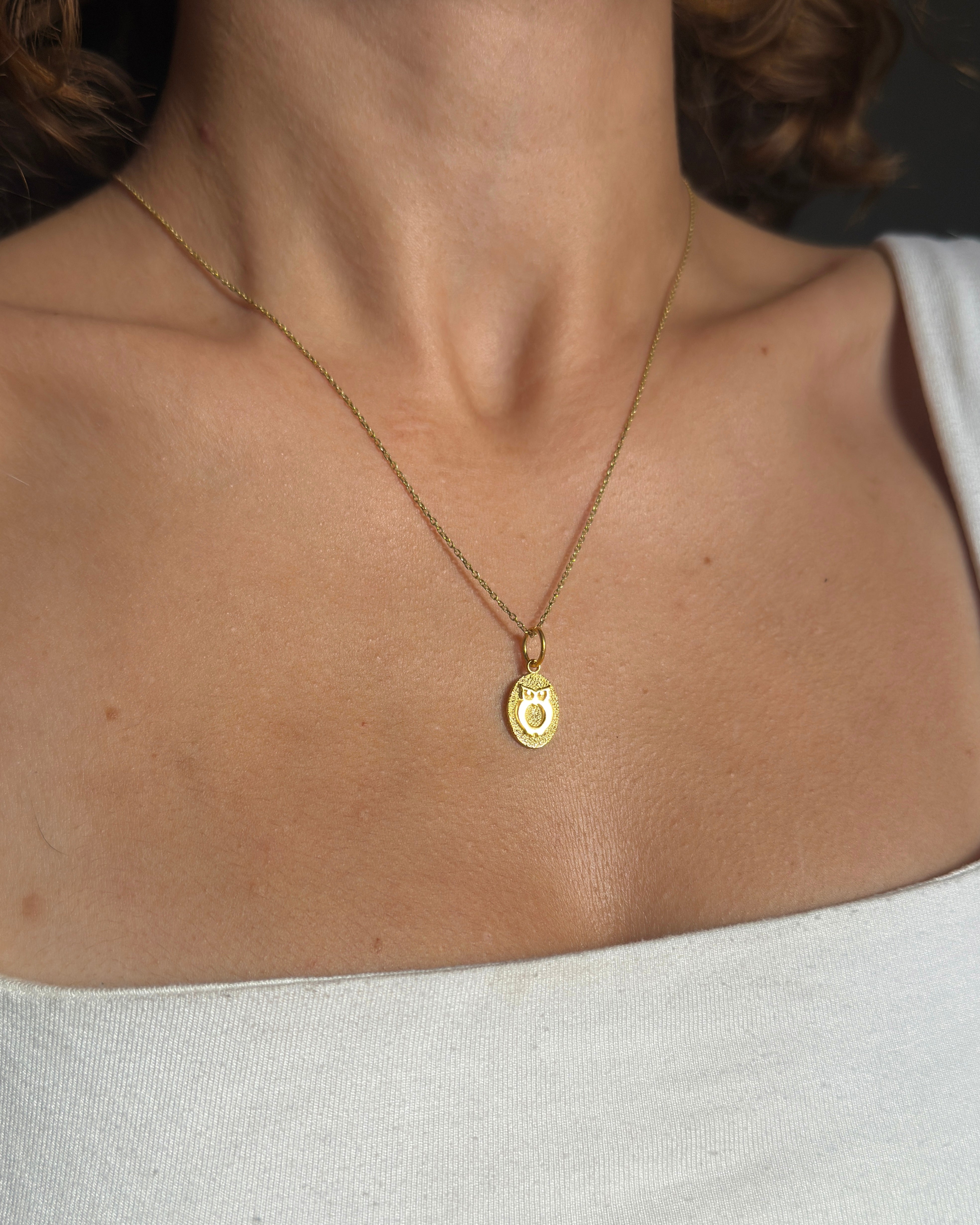 925 | Bilge Baykuş Kolye