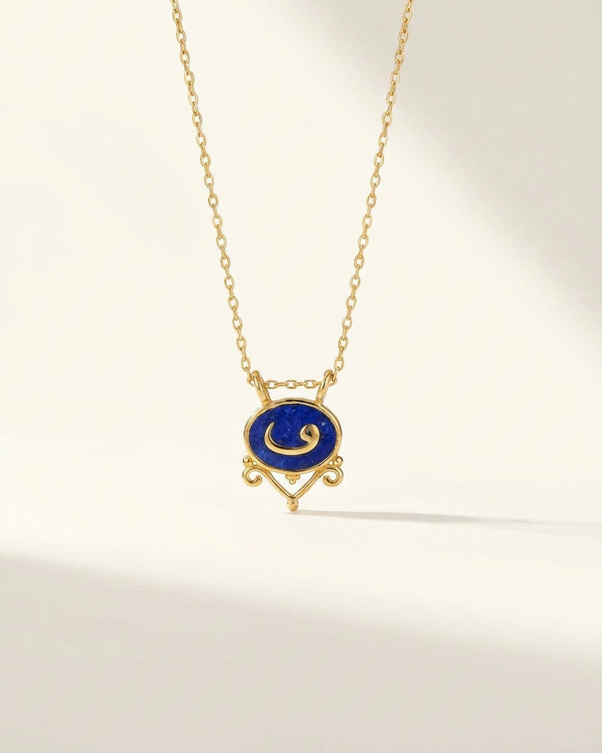 925 | Lapis Vav Kolye