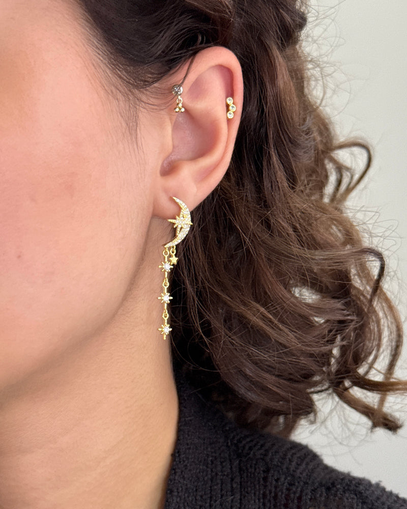 925 | Yıldızların Altında Küpe