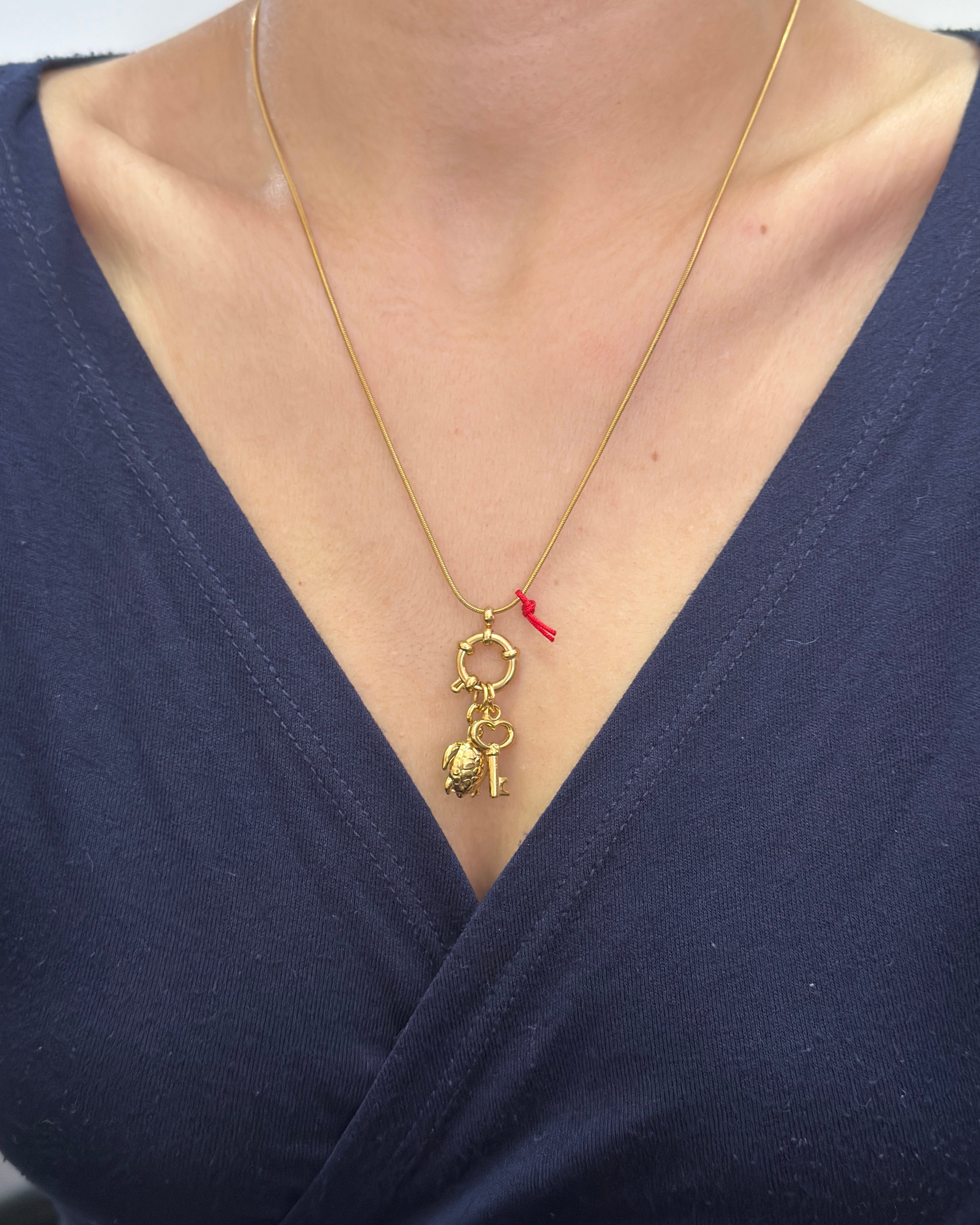 Çelik | Anahtar Manifest Kolyesi