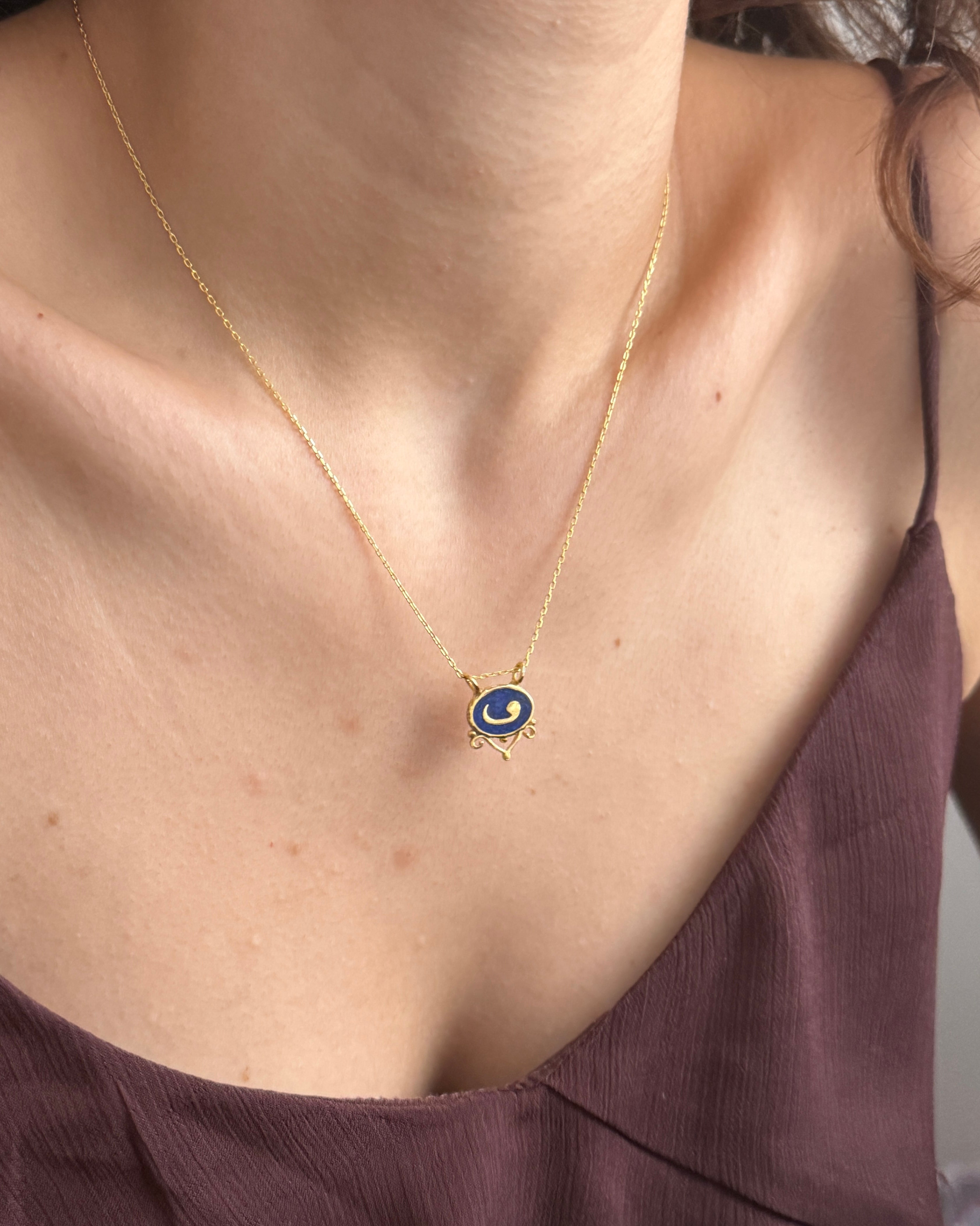 925 | Lapis Vav Kolye