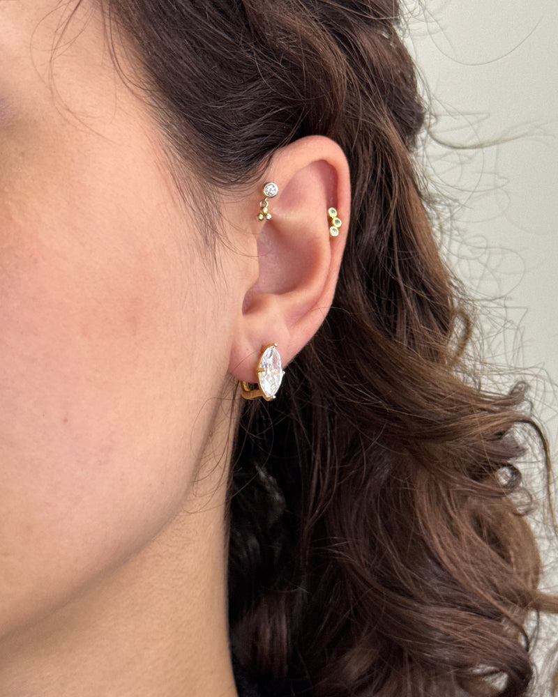 925 | Klasik Markiz Küpe