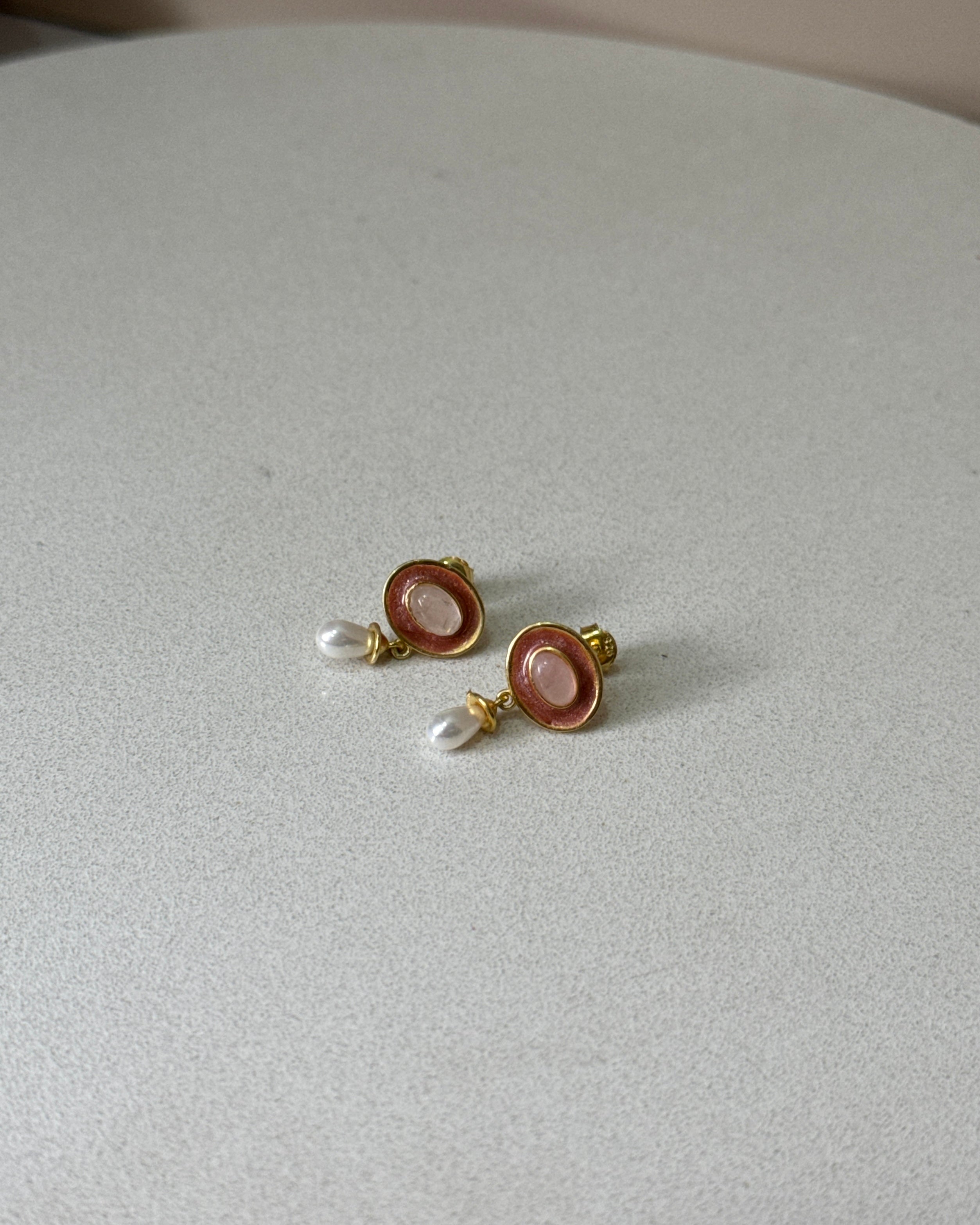 925 | Pastel Inci Elegant Küpe