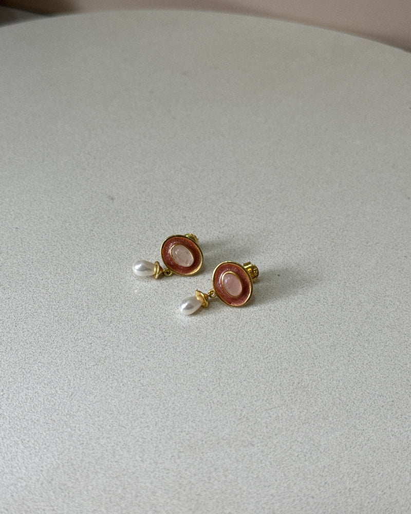 925 | Pastel Inci Elegant Küpe