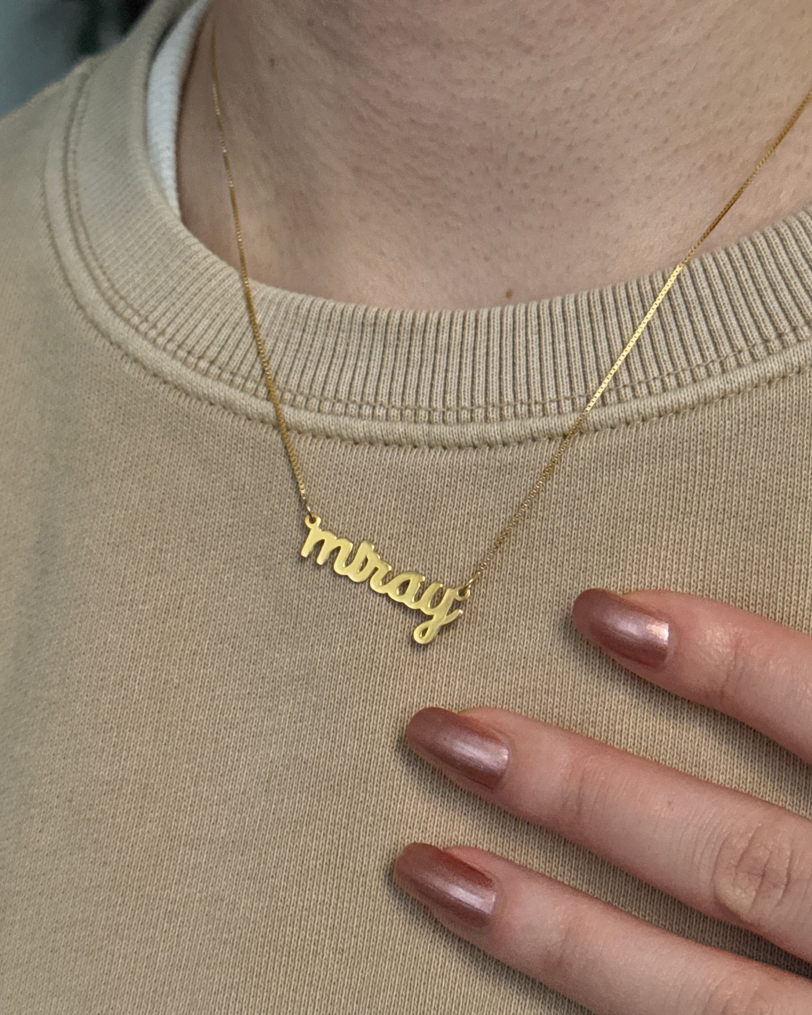 925 | Minimal İsim Kolye