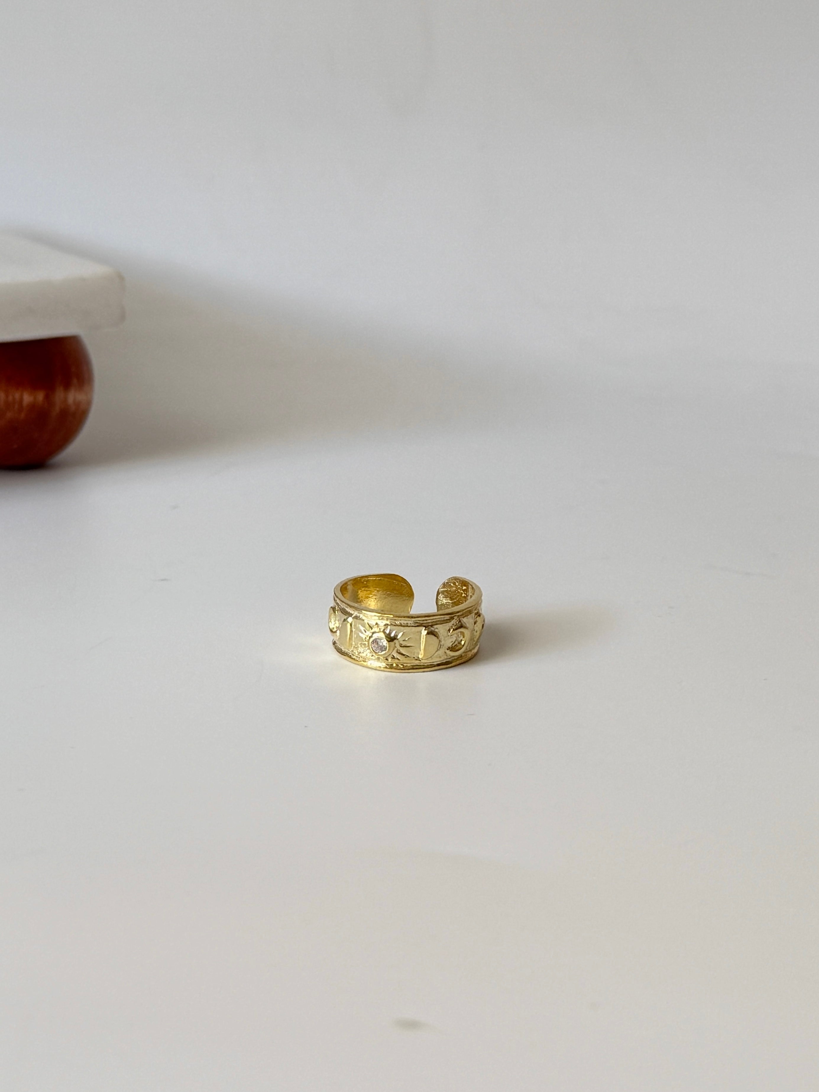 925 | El Yapımı Motif Yüzük