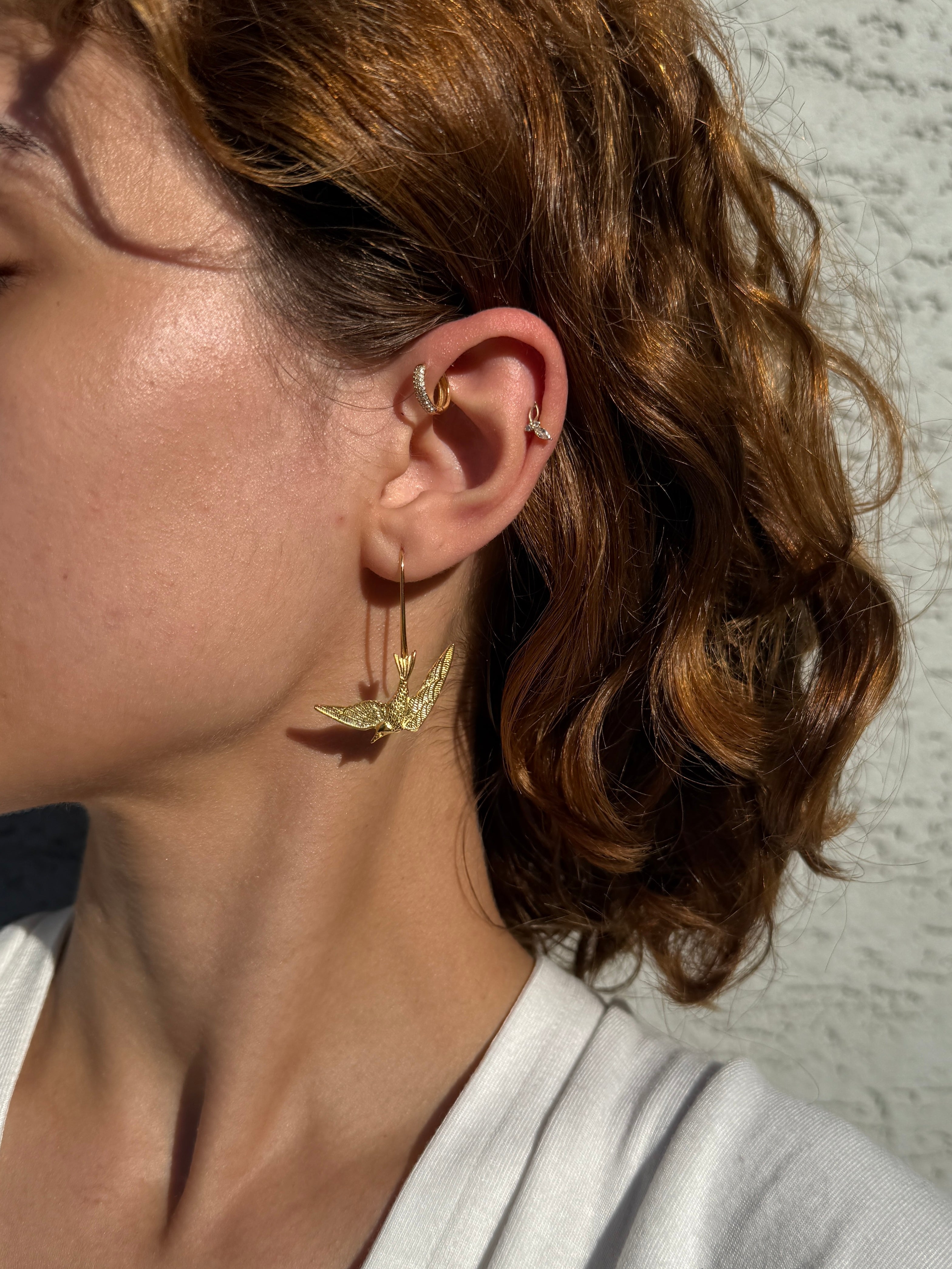 925 | Kuş Uçuşu Küpe