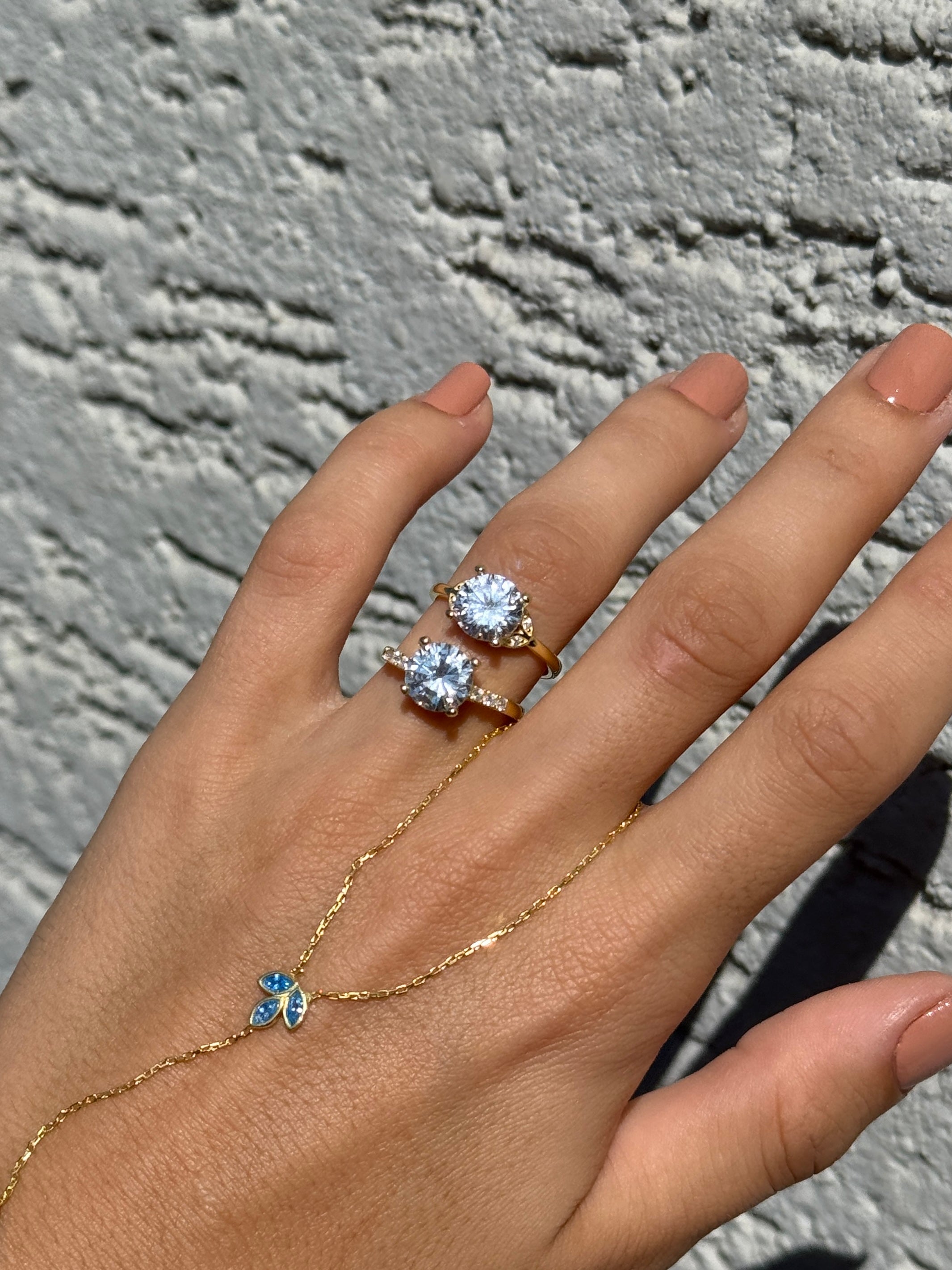 925 | Yarım Tur Tektaş Yüzük