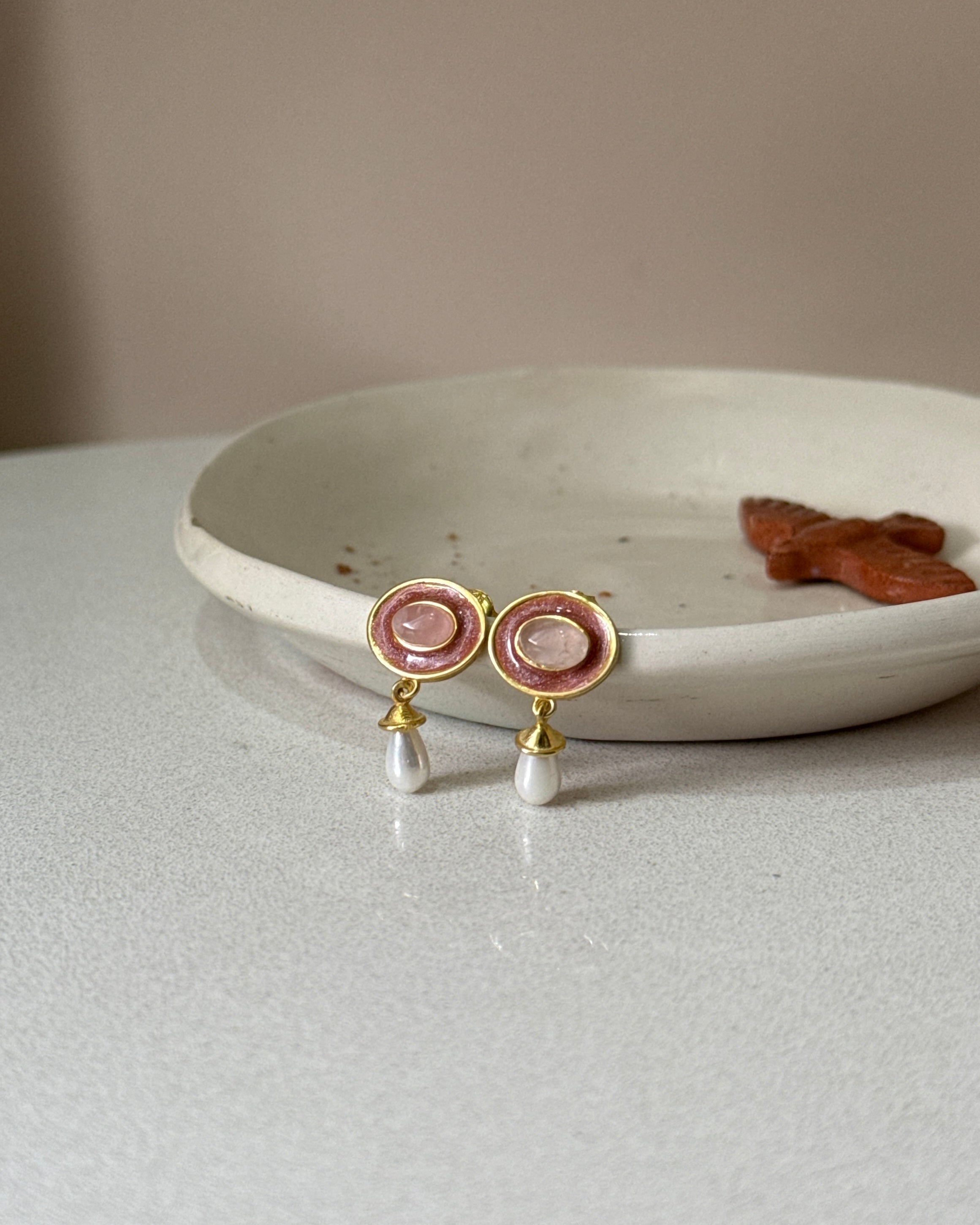 925 | Pastel Inci Elegant Küpe