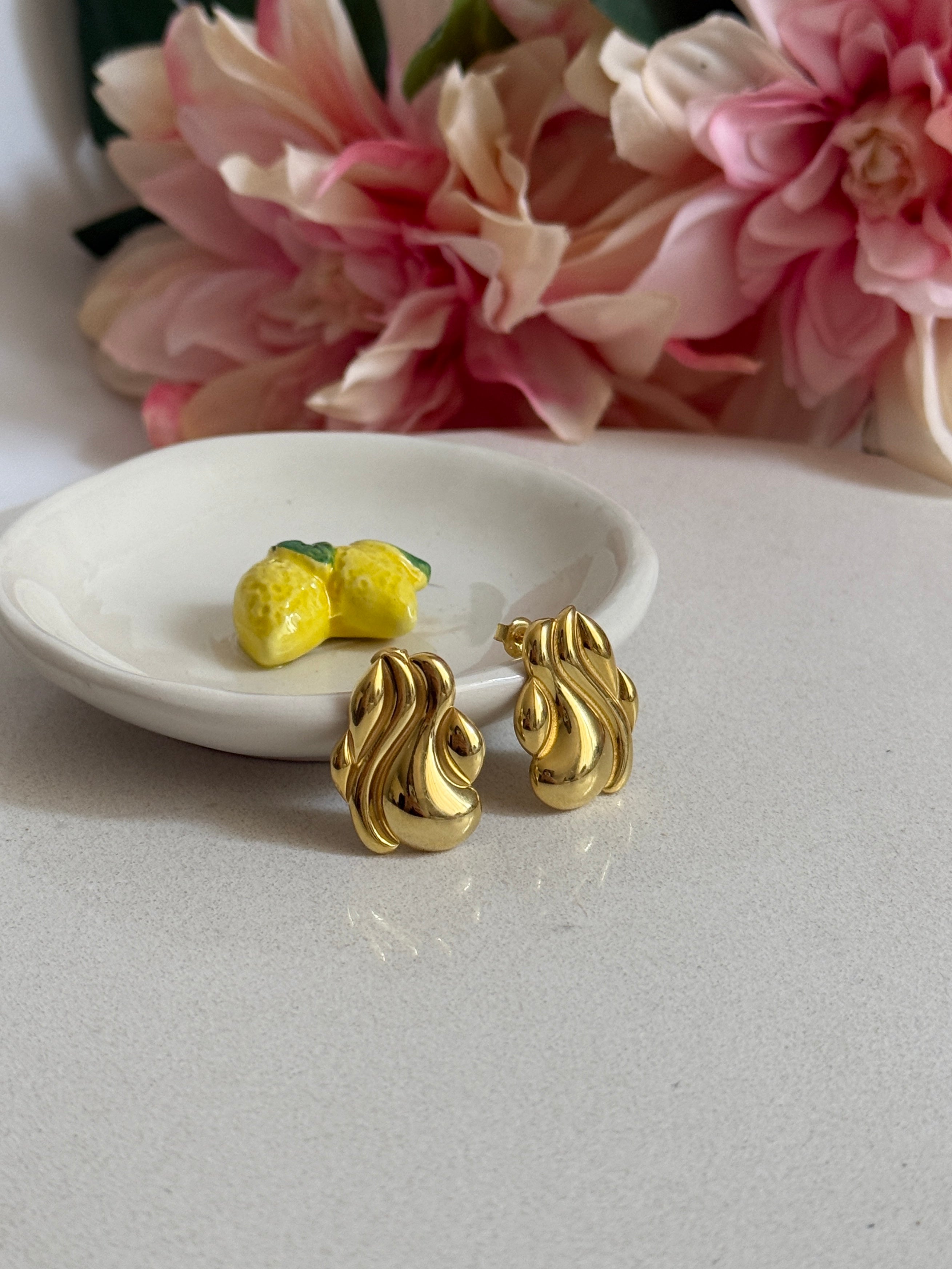 925 Gümüş Alora Küpe