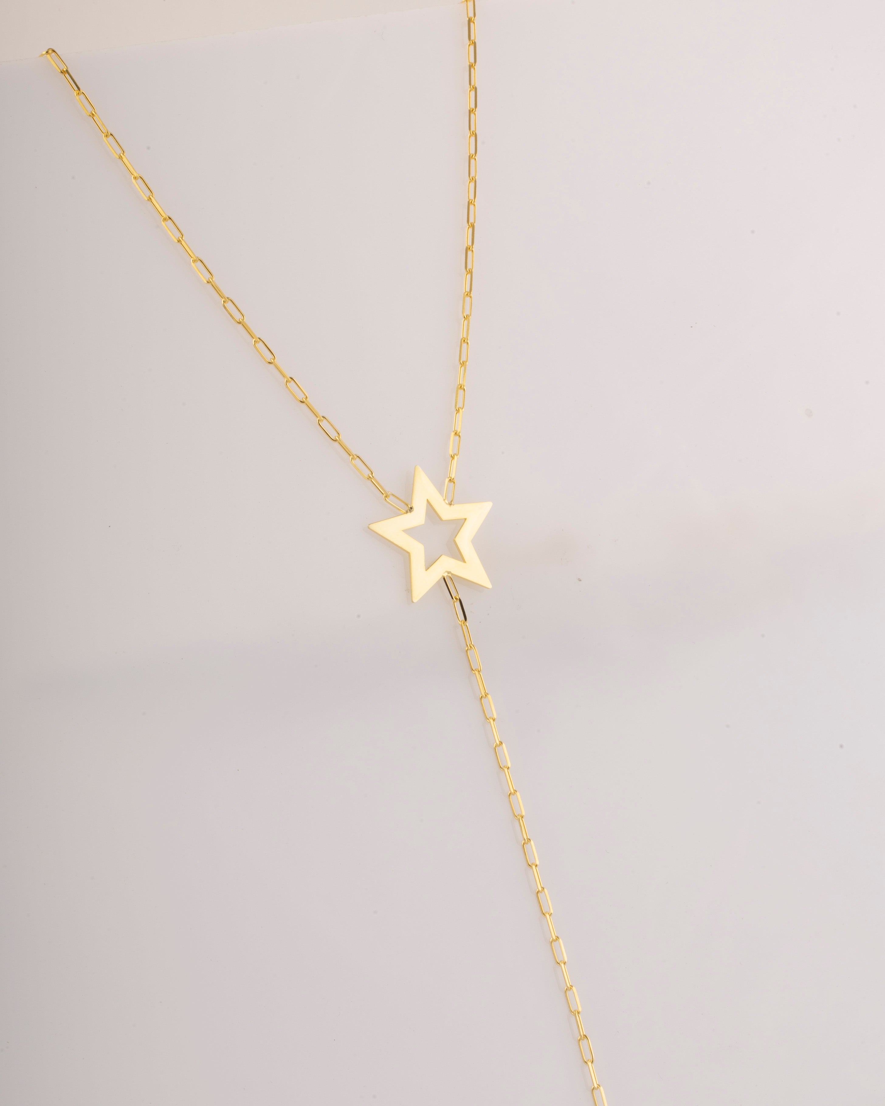 925 Gümüş Yıldız Y Kolye