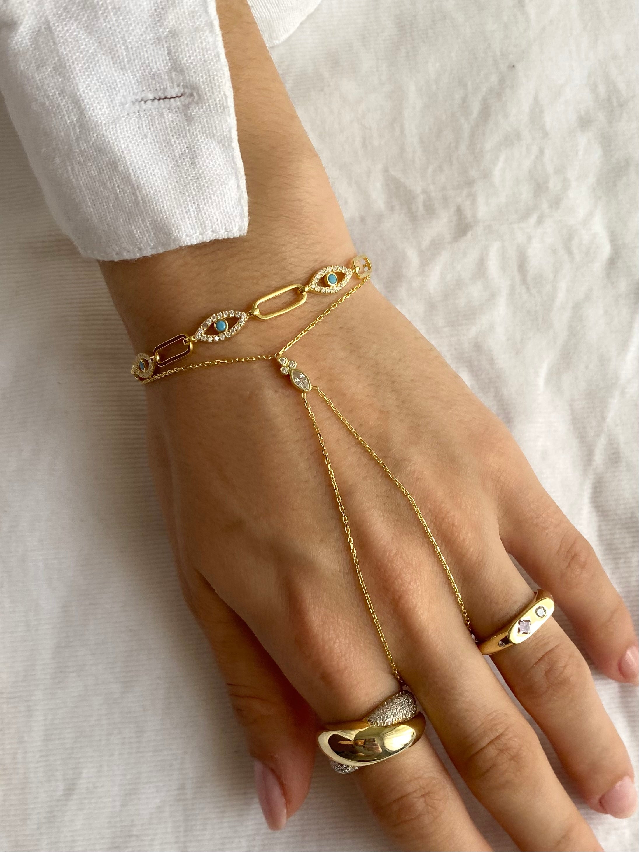 925 Gümüş Markiz Kesim Taş Şahmeran