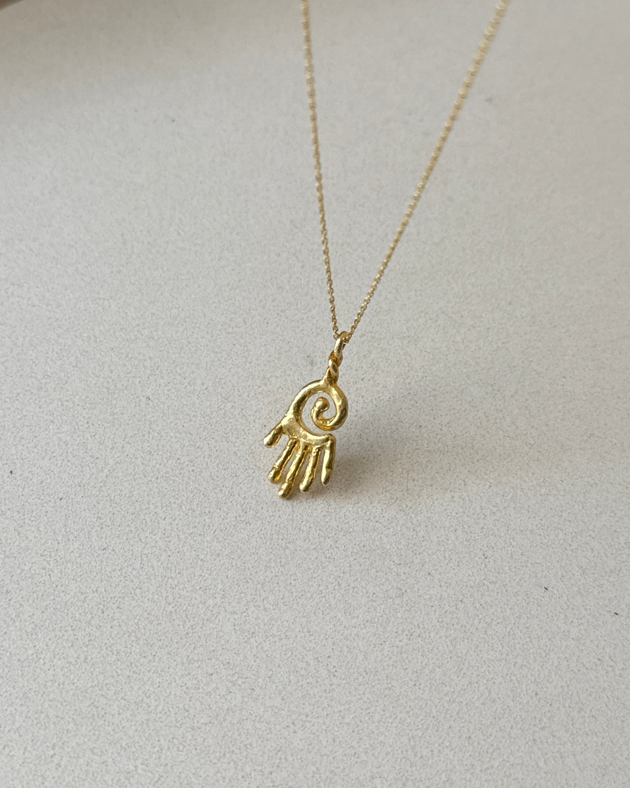 Pirinç | Döngü El Kolye