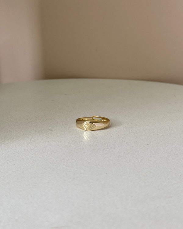 925 | Göz Motif Oval Yüzük