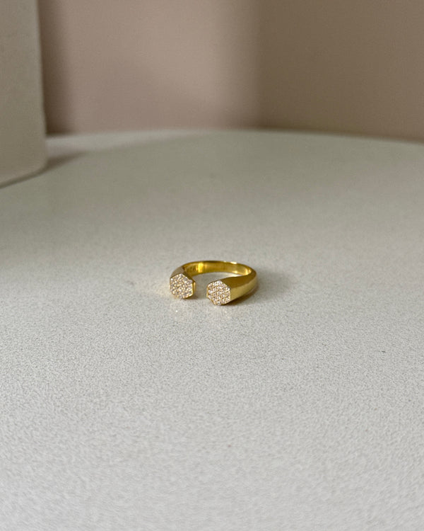 925 | Geometrik Serçe Parmak Yüzüğü