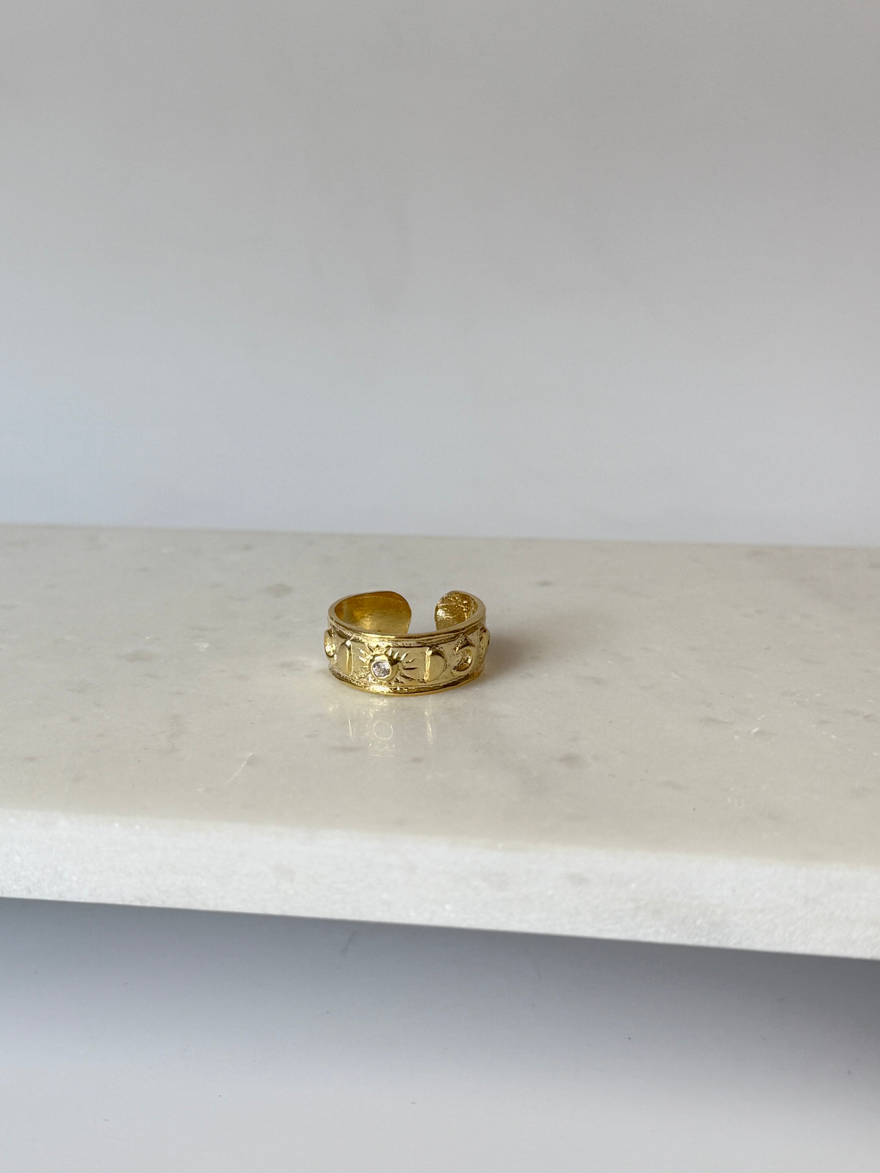 925 | El Yapımı Motif Yüzük