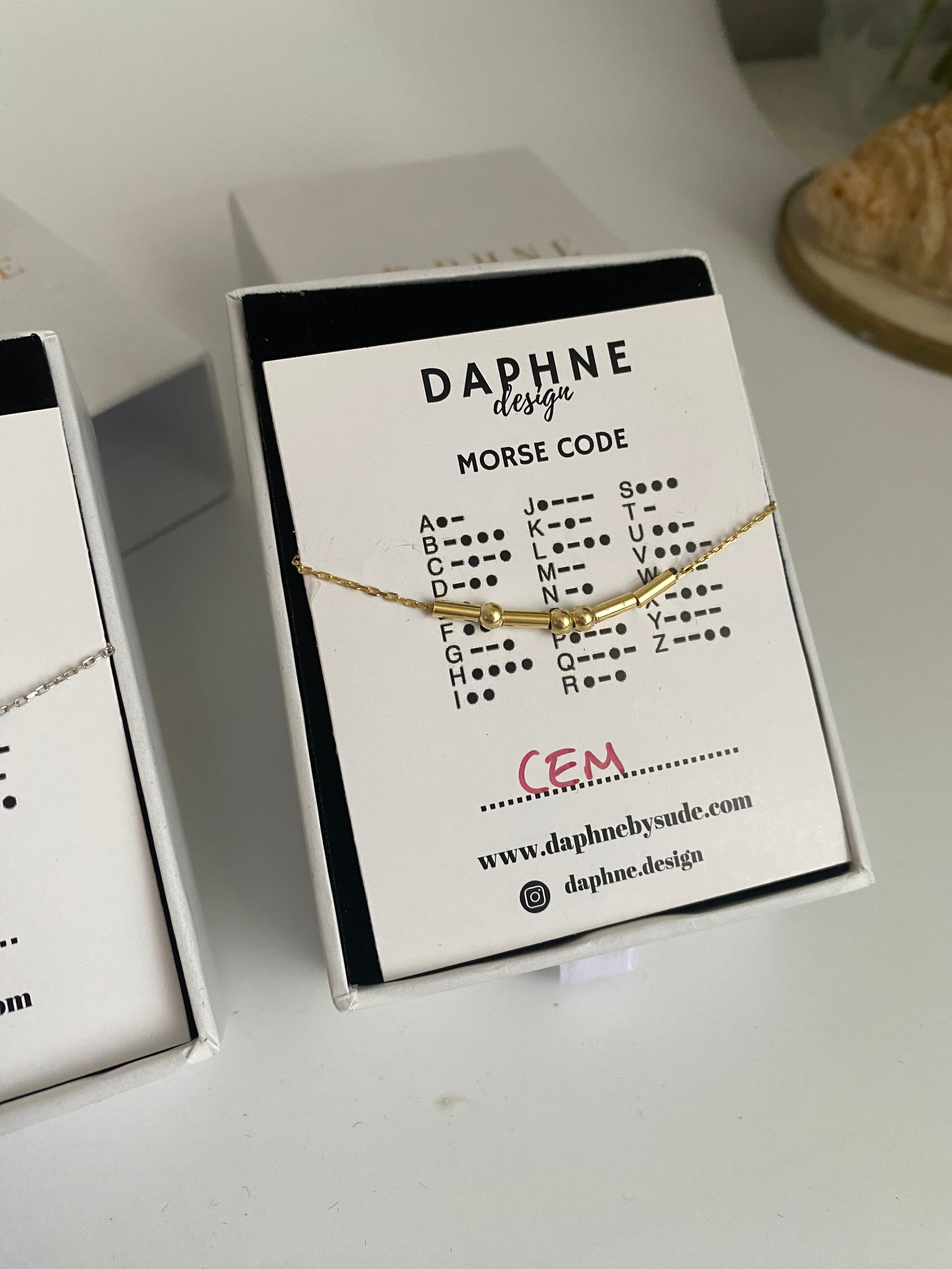 925 Gümüş Mors İsim Çift Bilekliği