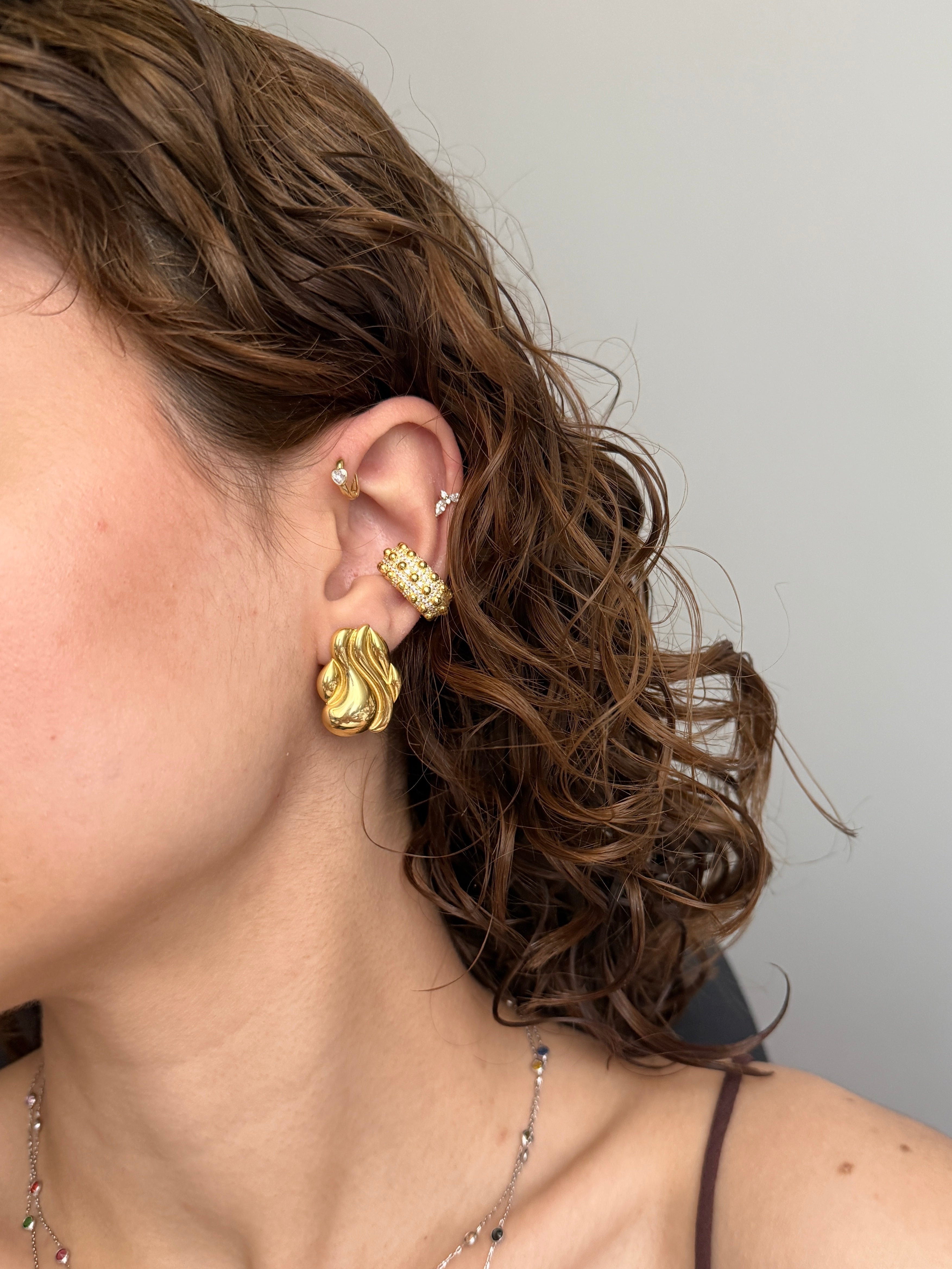 925 Gümüş Alora Küpe