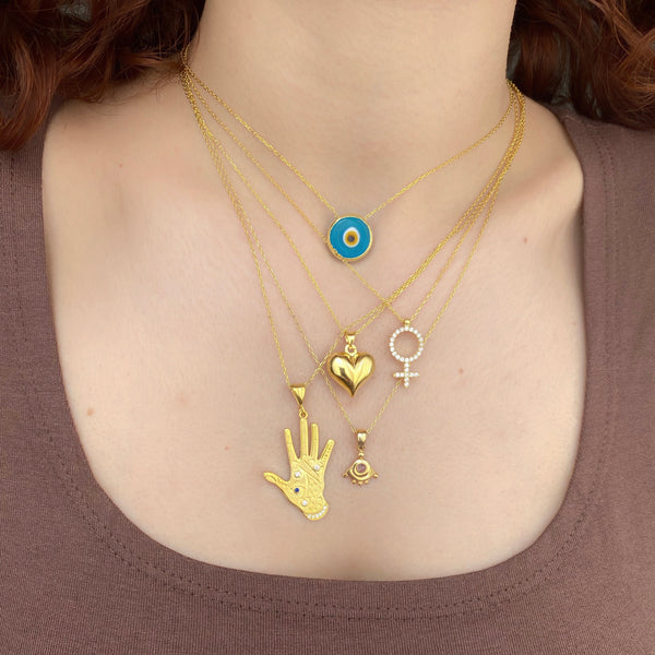 925 | Cam Nazar Kolye