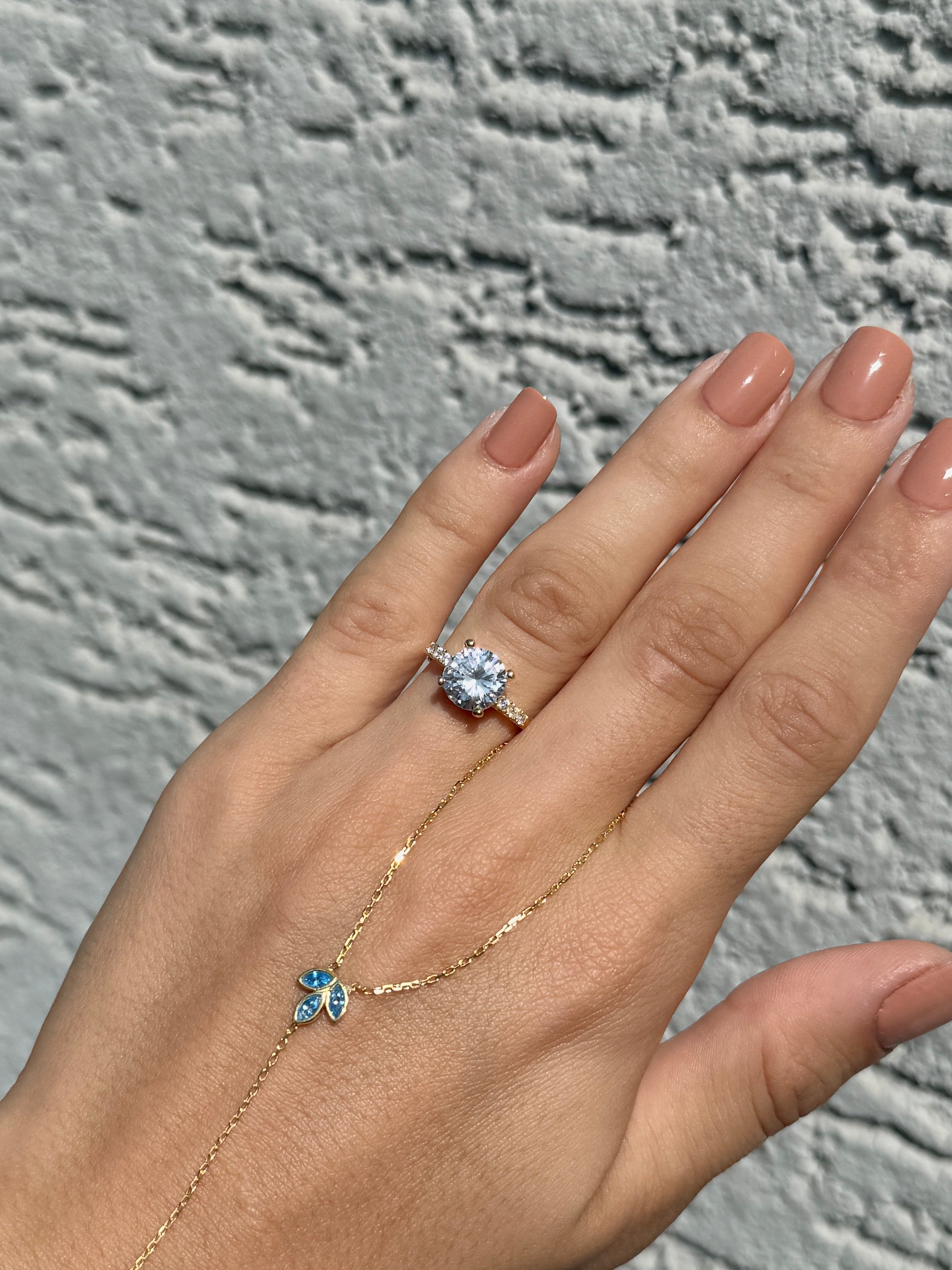 925 | Yarım Tur Tektaş Yüzük