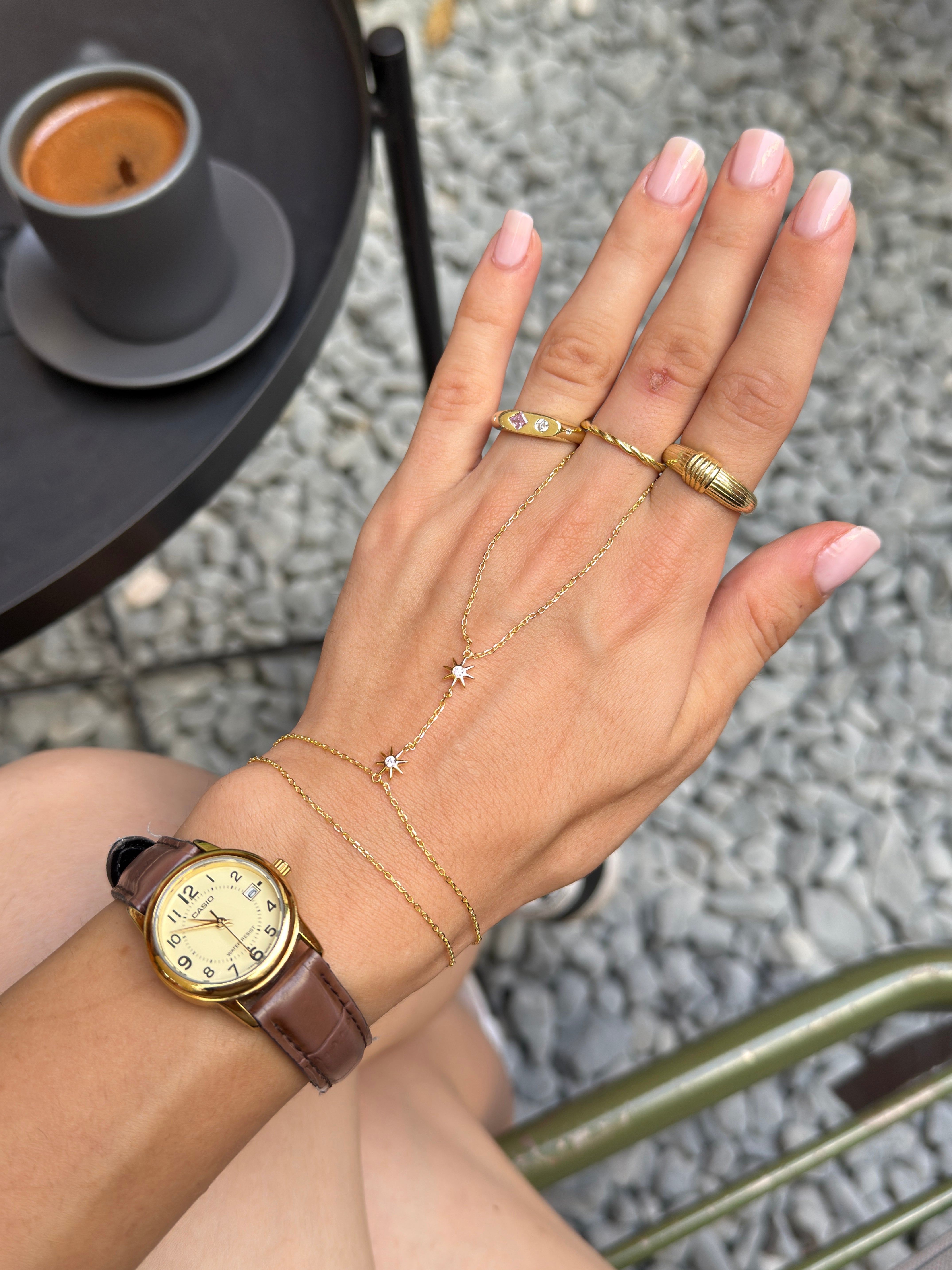 925 | İkili Yıldız Taşlı Şahmeran