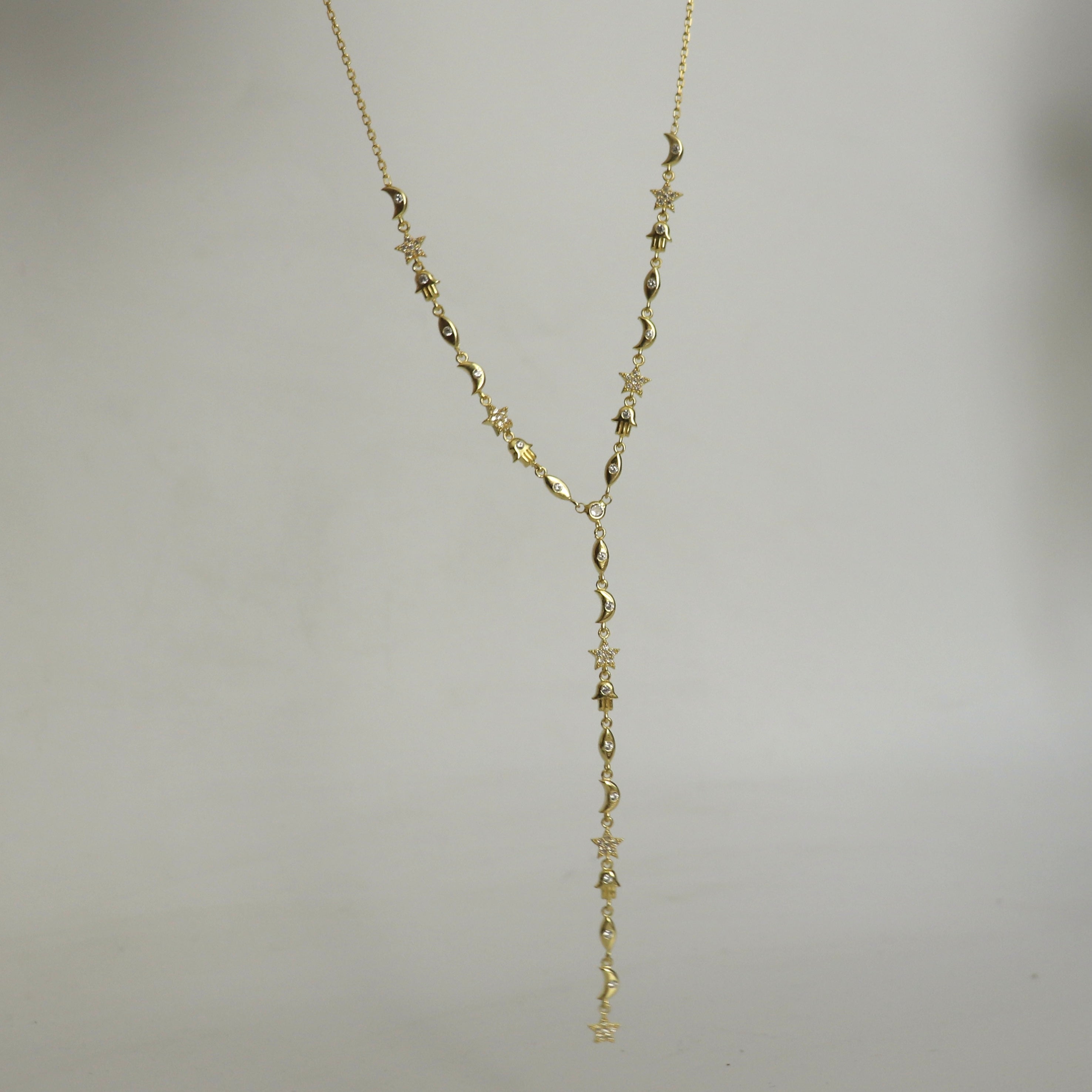 925 Gümüş Nazar Sembol Y Kolye