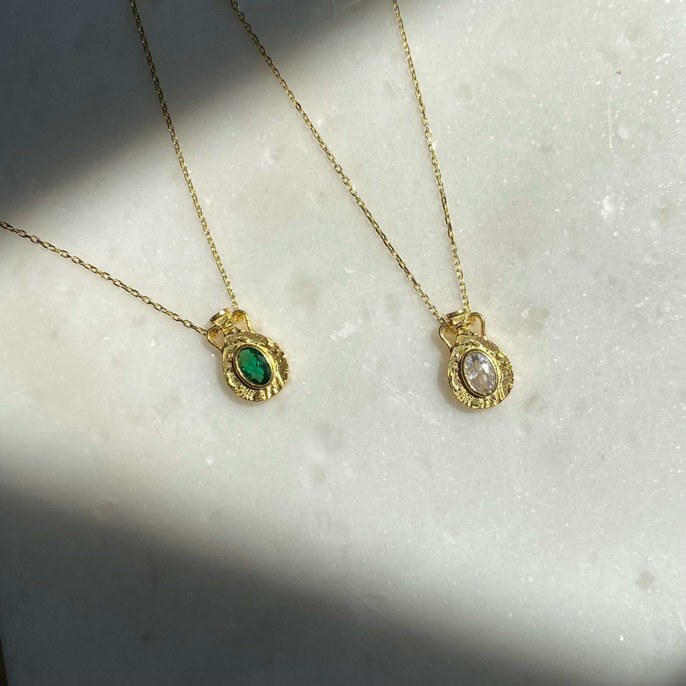 925 Gümüş Antik Testi Kolye