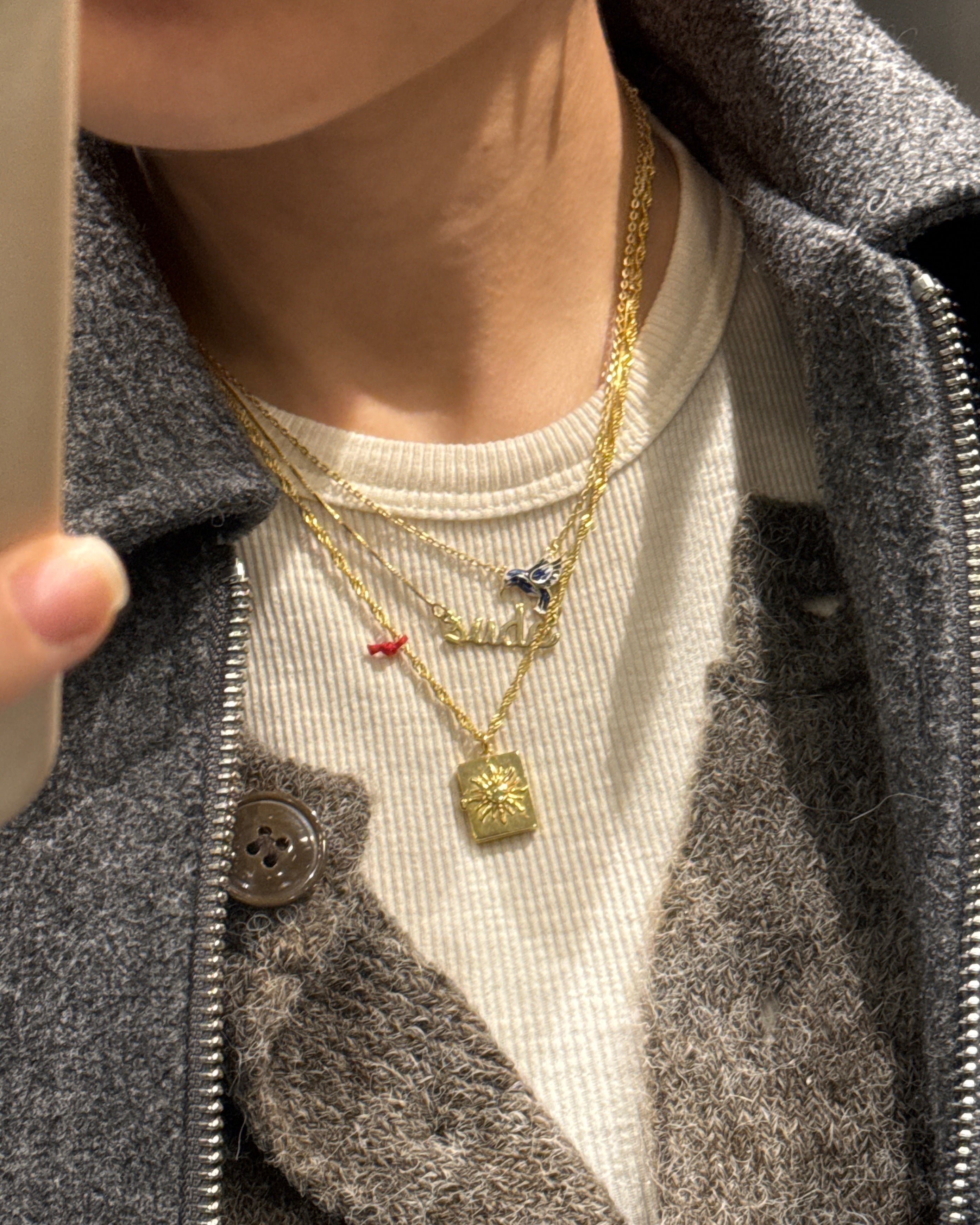 925 | Sembol Kapaklı Fotoğraf Kolye