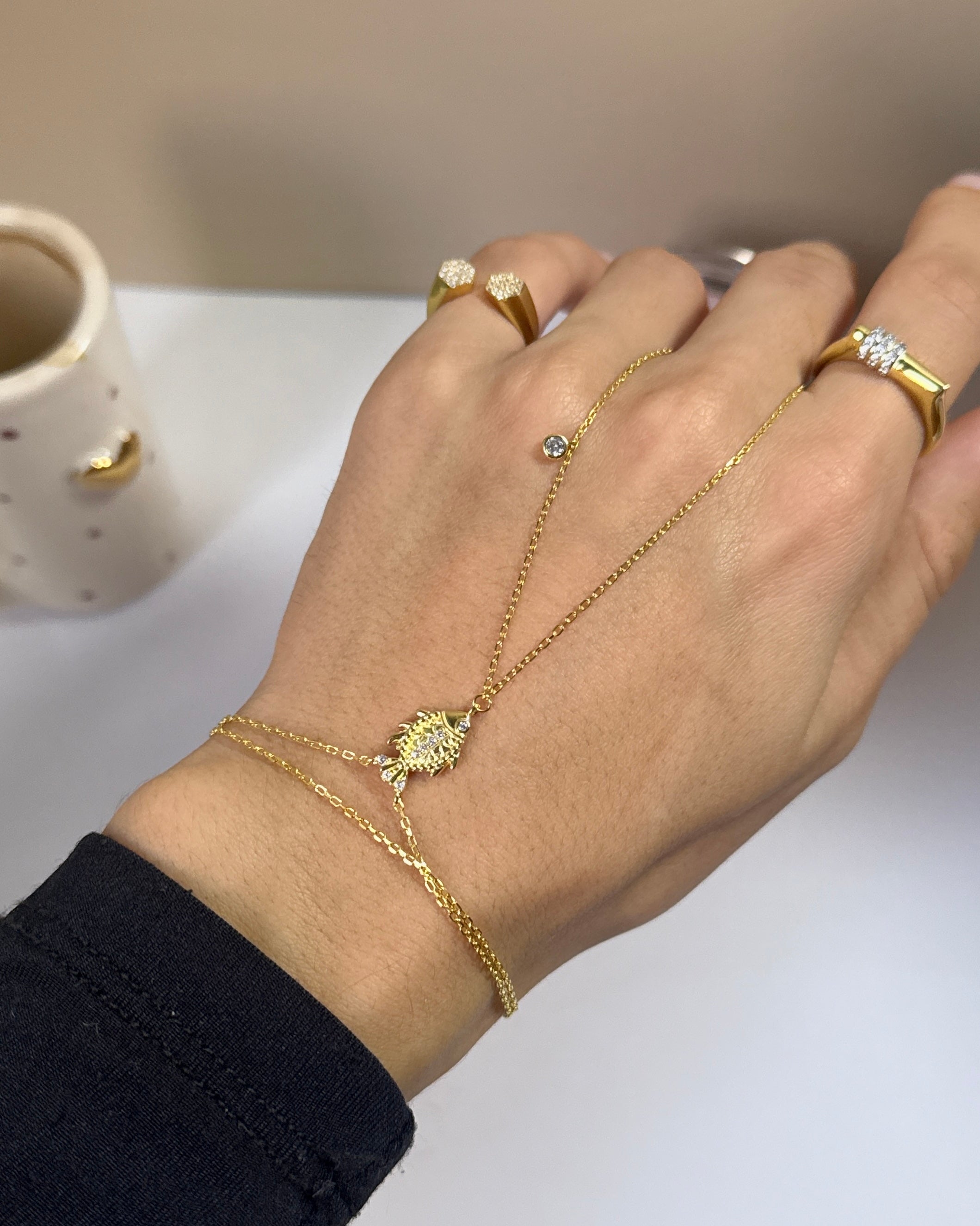 925 | Taş Detay Balık Şahmeran