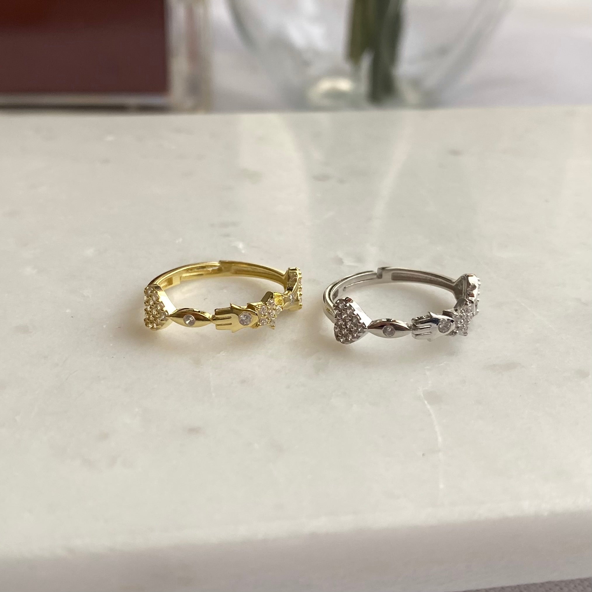 925 Gümüş Nazar Sembol Yüzük